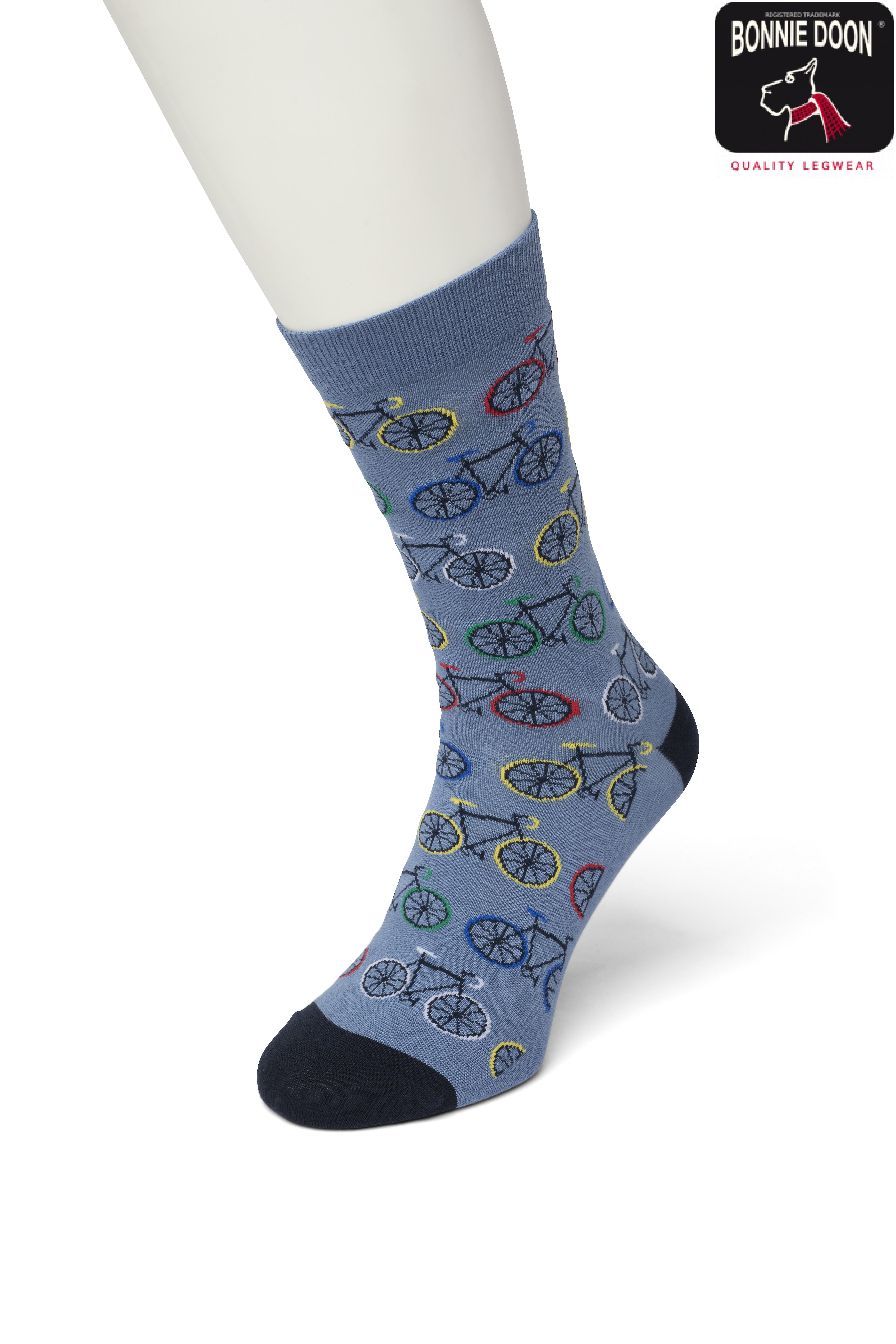 Biker sock Coronet bleu