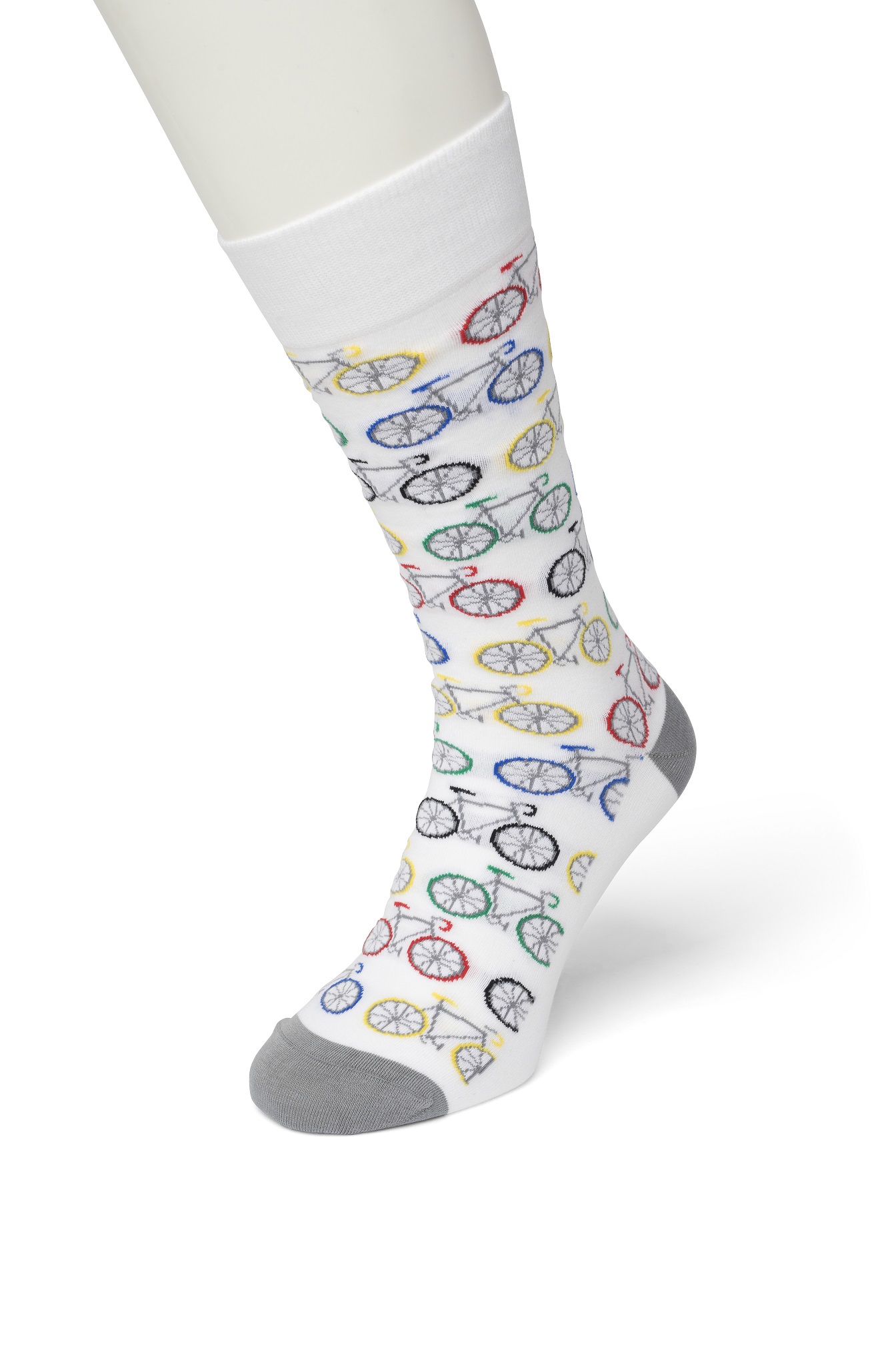 Biker sock Bright white