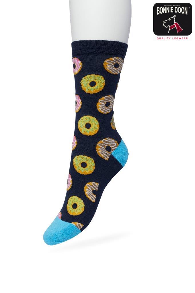 Donut Sock Black iris