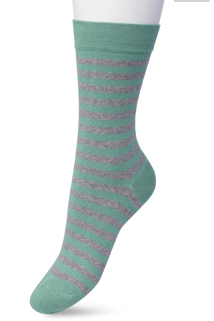 Basic Stripe Sock Malachite green