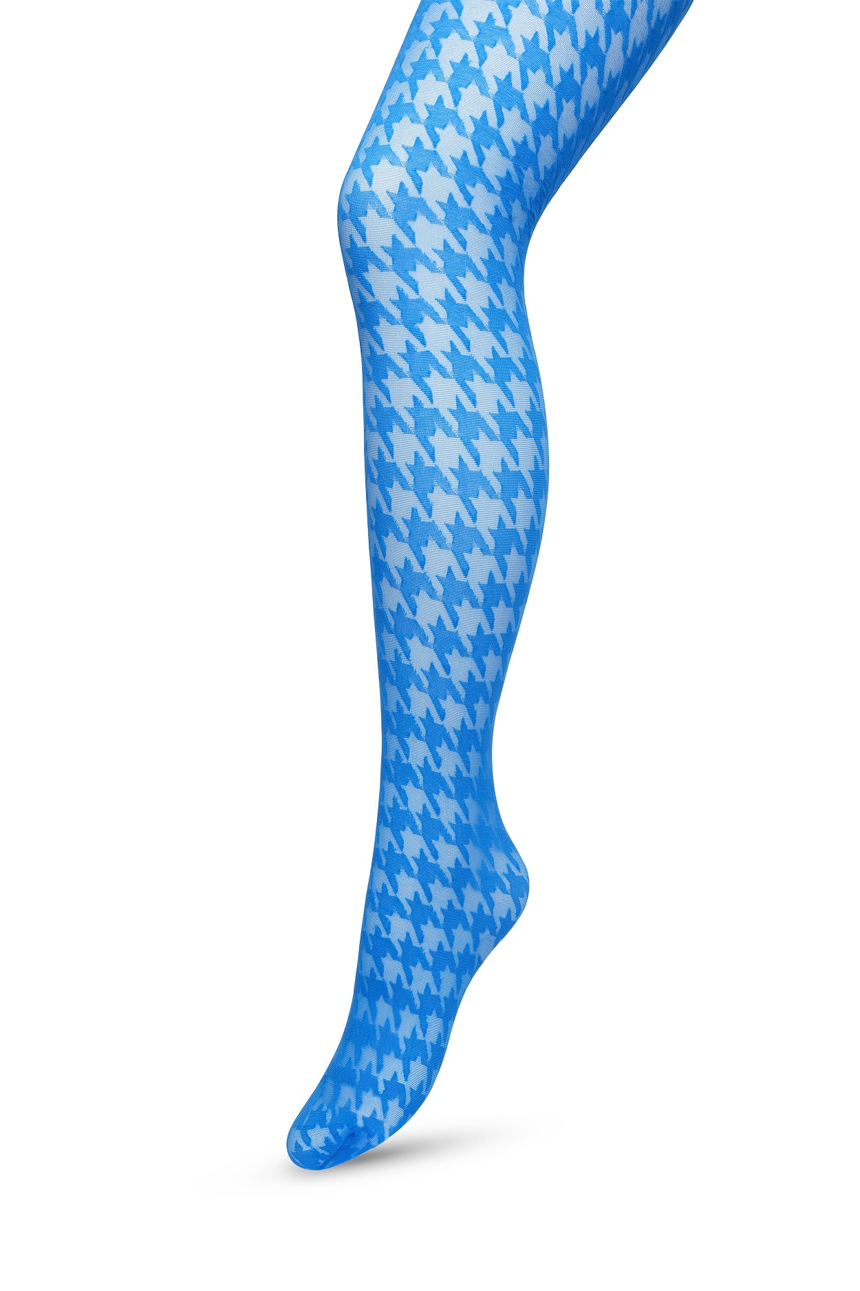 Houndstooth Tights Directoire blue