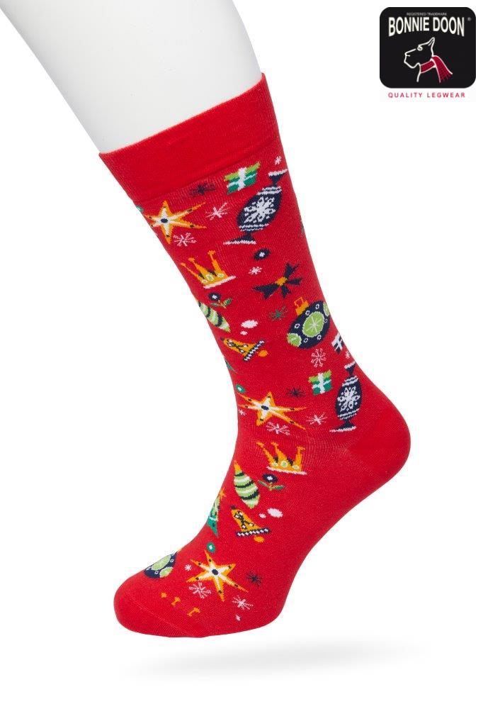 Christmas Spirit sock Tomato Red