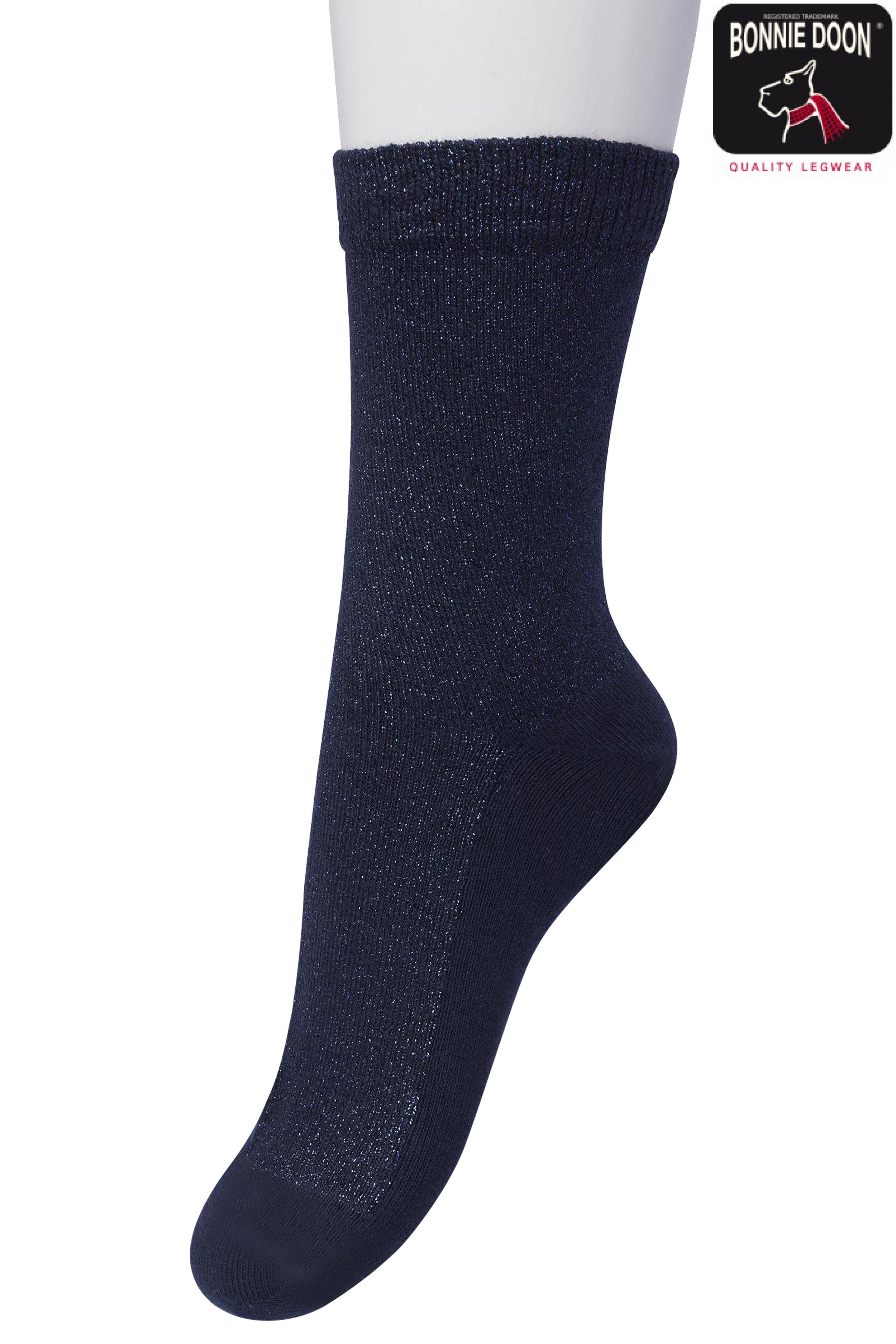 Cotton Sparkle sock Light navy