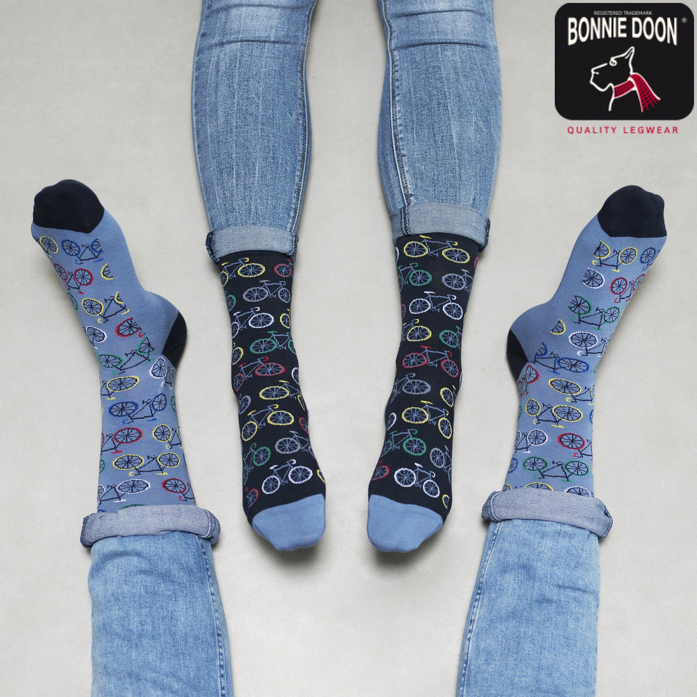 Biker sock Coronet bleu