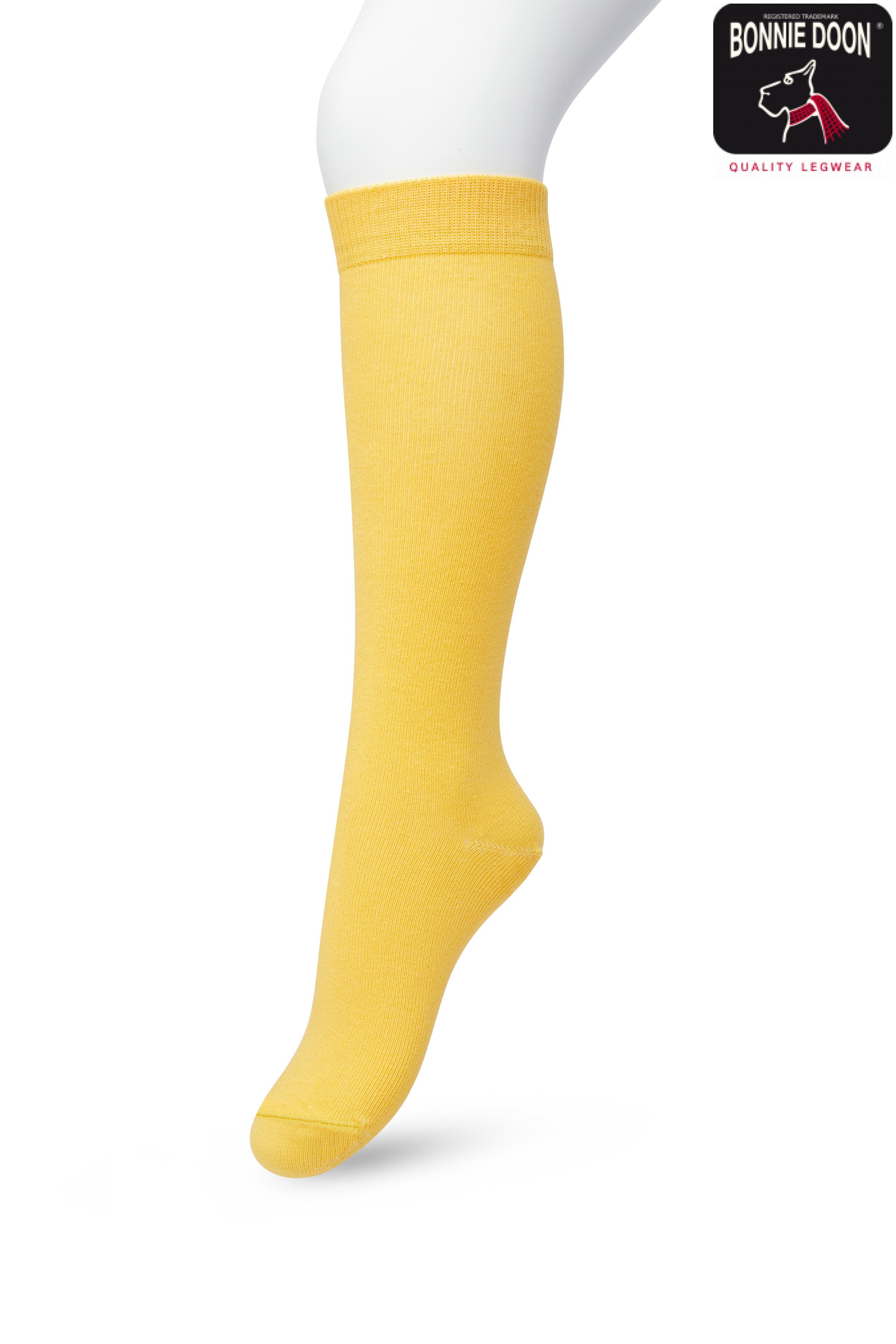 Cotton Knee-High Golden cream