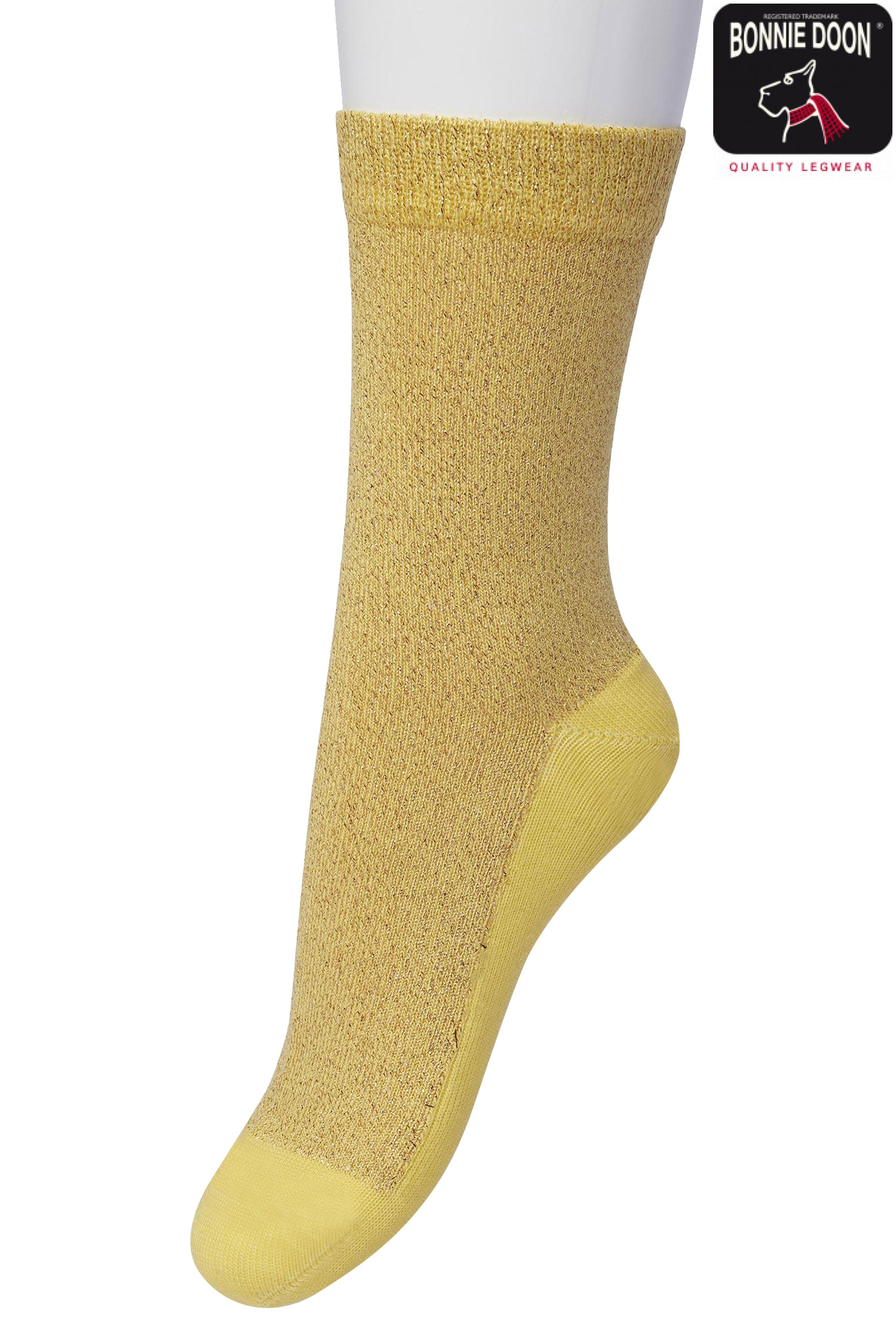 Cotton Sparkle sock Sulphur