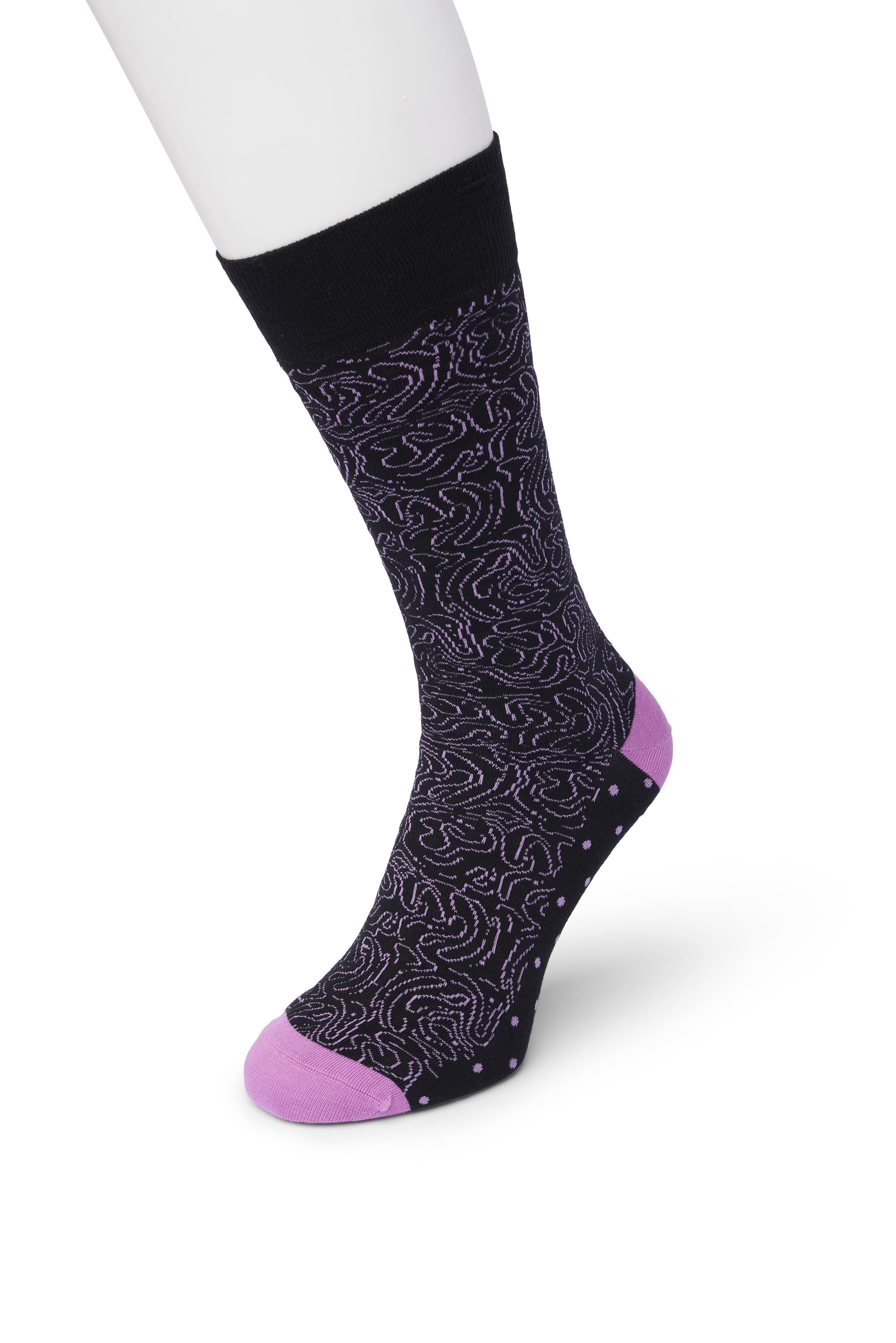 Labyrinth sock Super pink