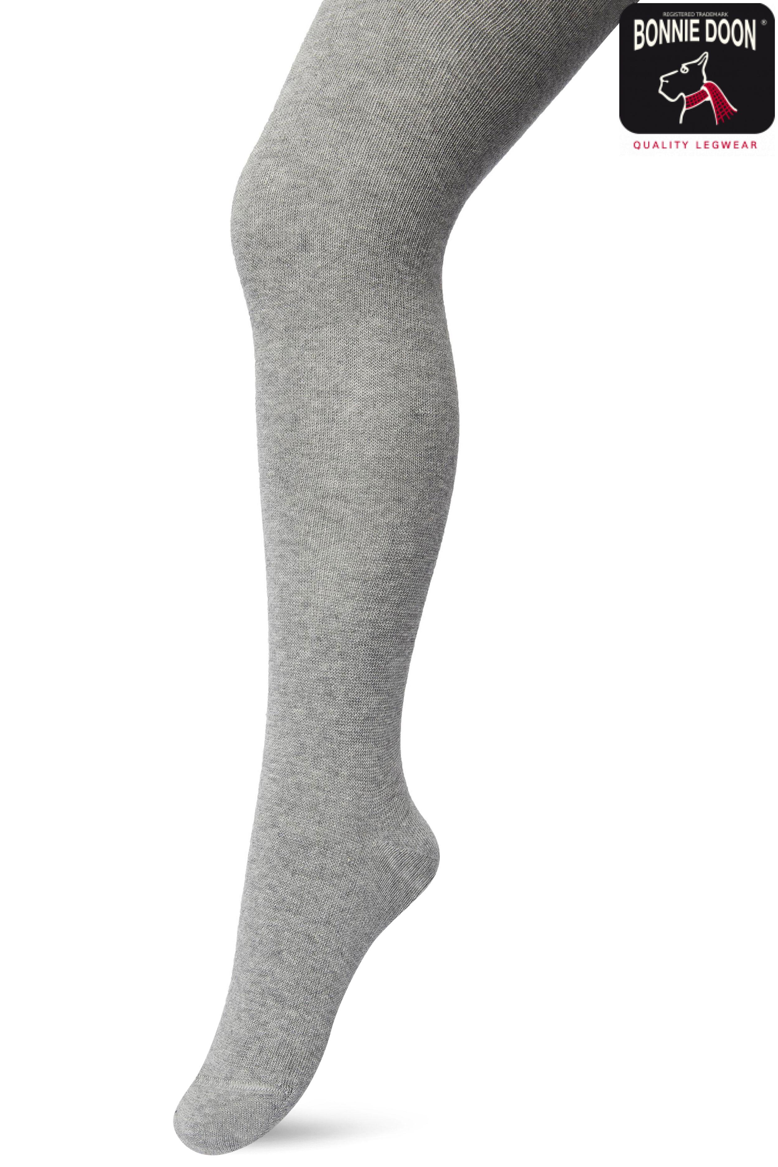 Bio Cotton tights Medium grey heather