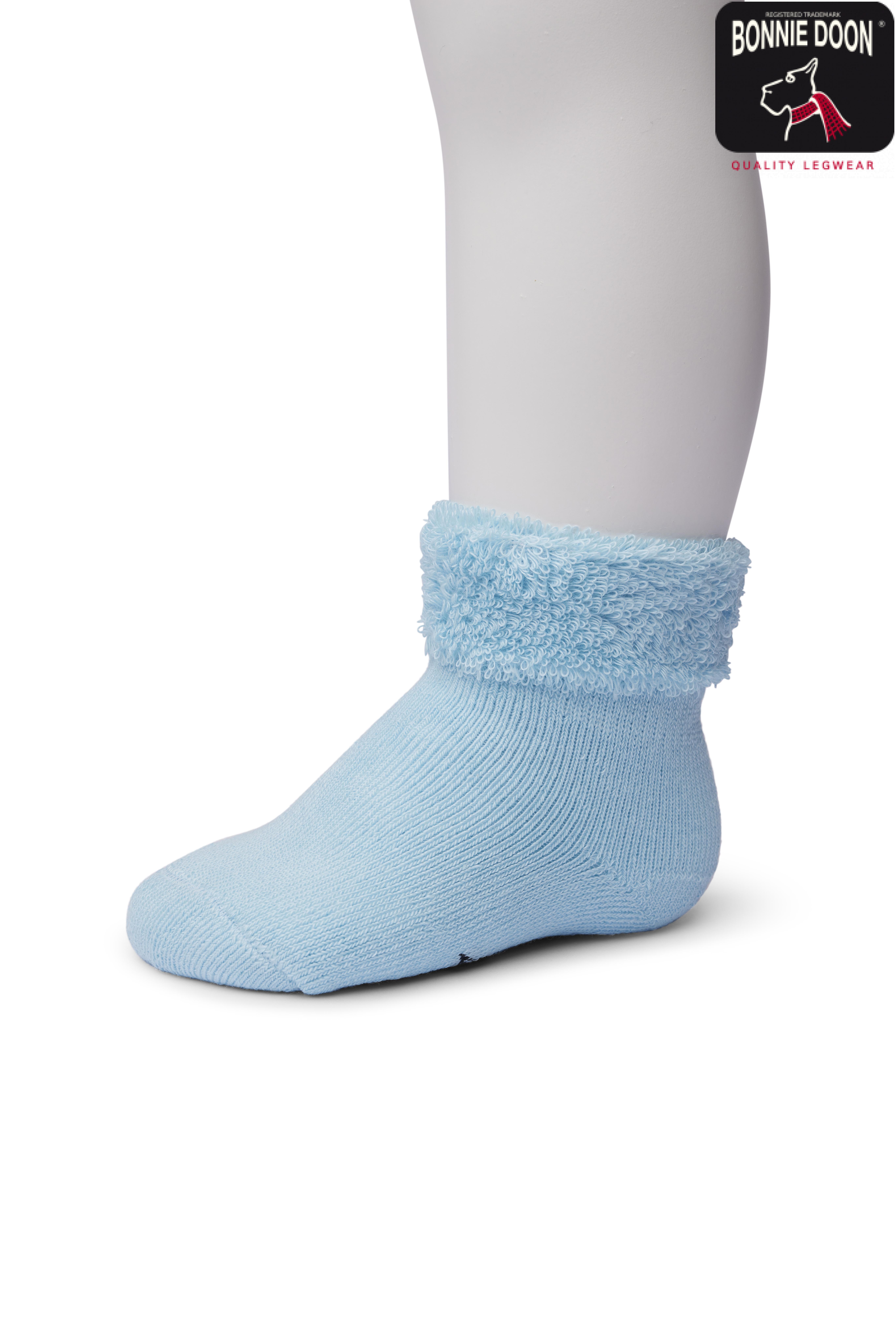 Cuffed Terry Bootie Organic Stratosphere