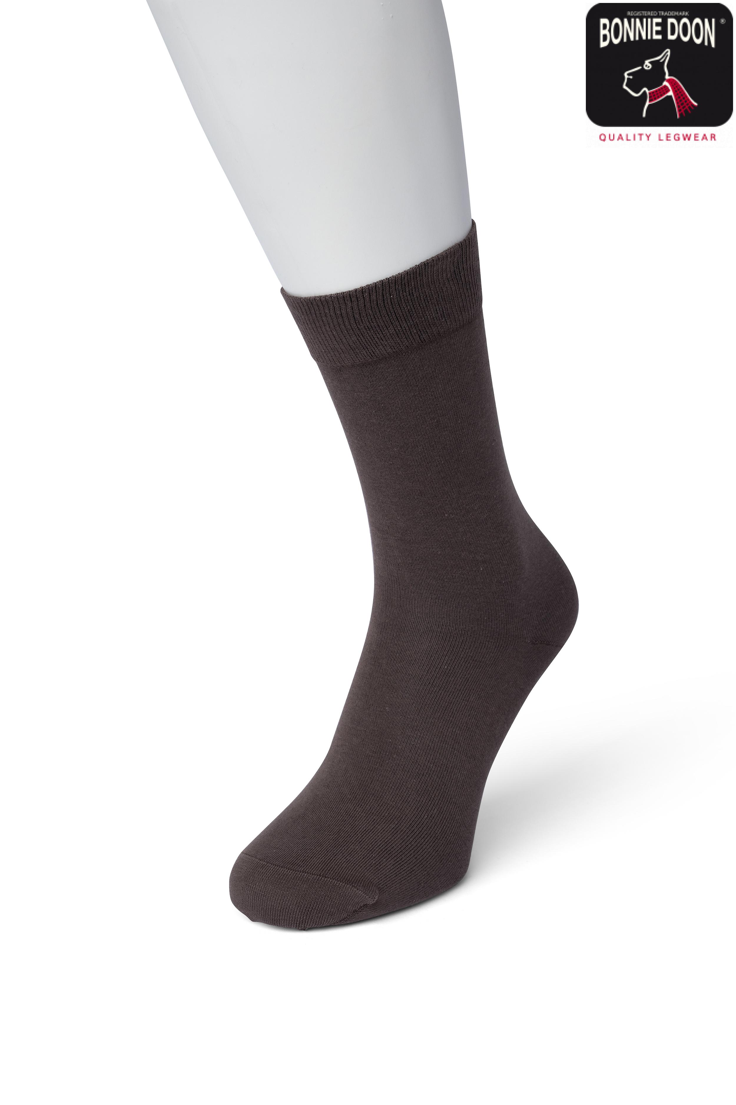 Bio Cotton sock Dark brown