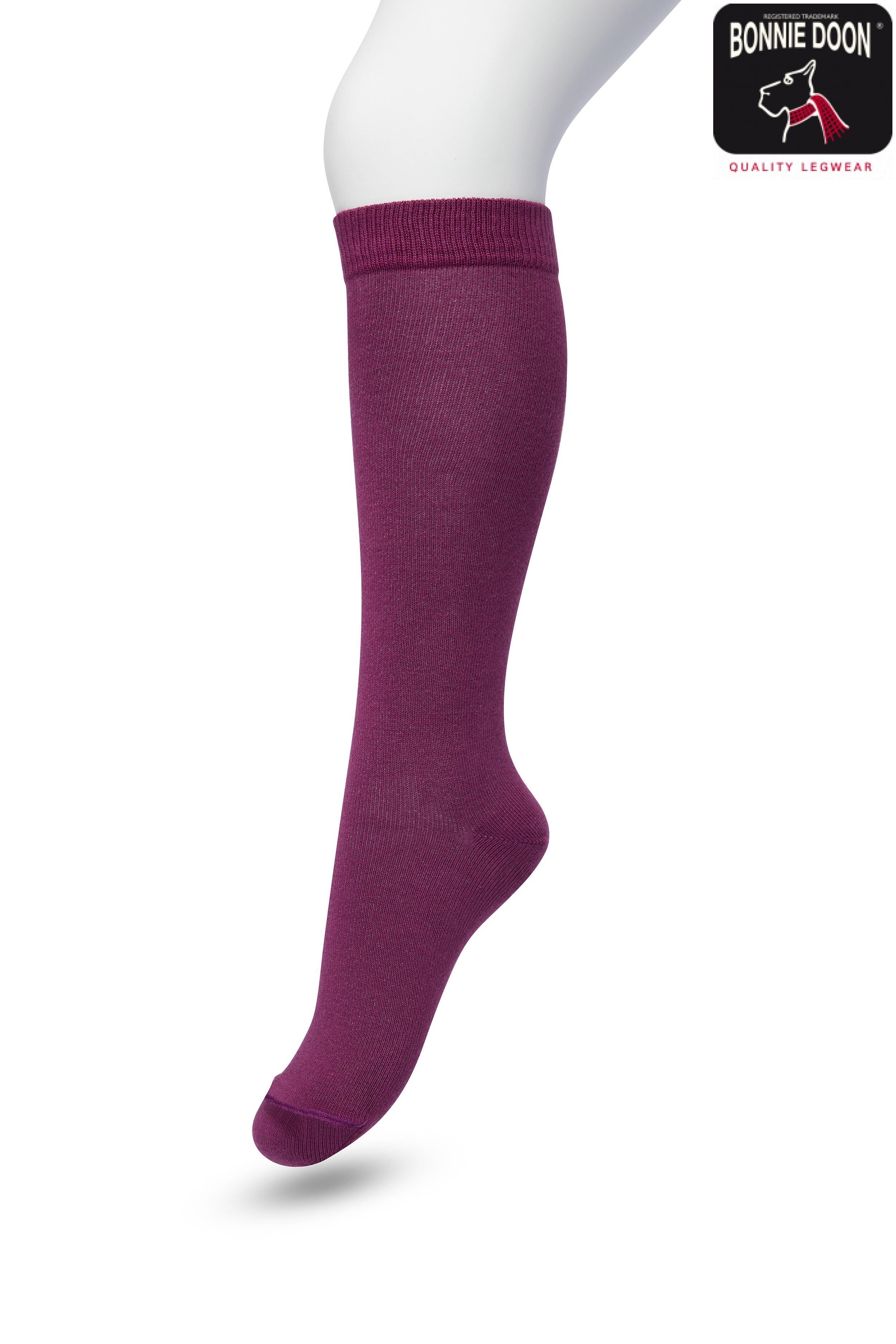 Cotton Knee-High Crushed violets