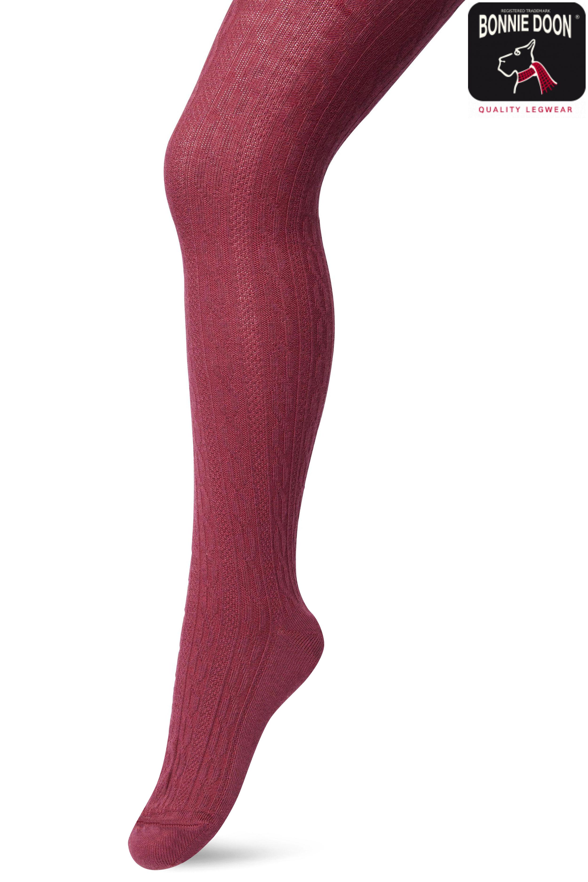 Classic Cable tights Mesa rose