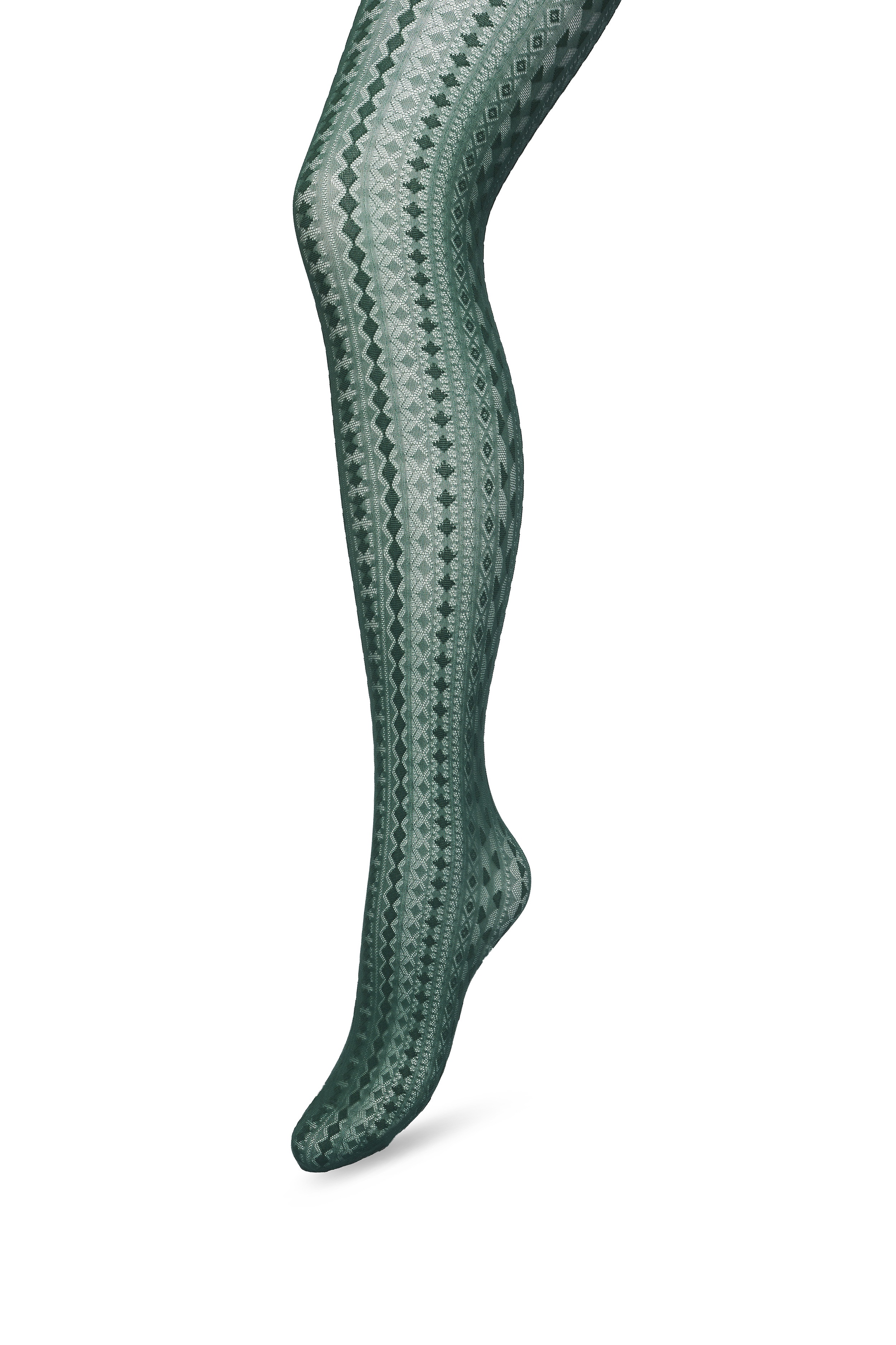 Geometrie Tights Trekking green
