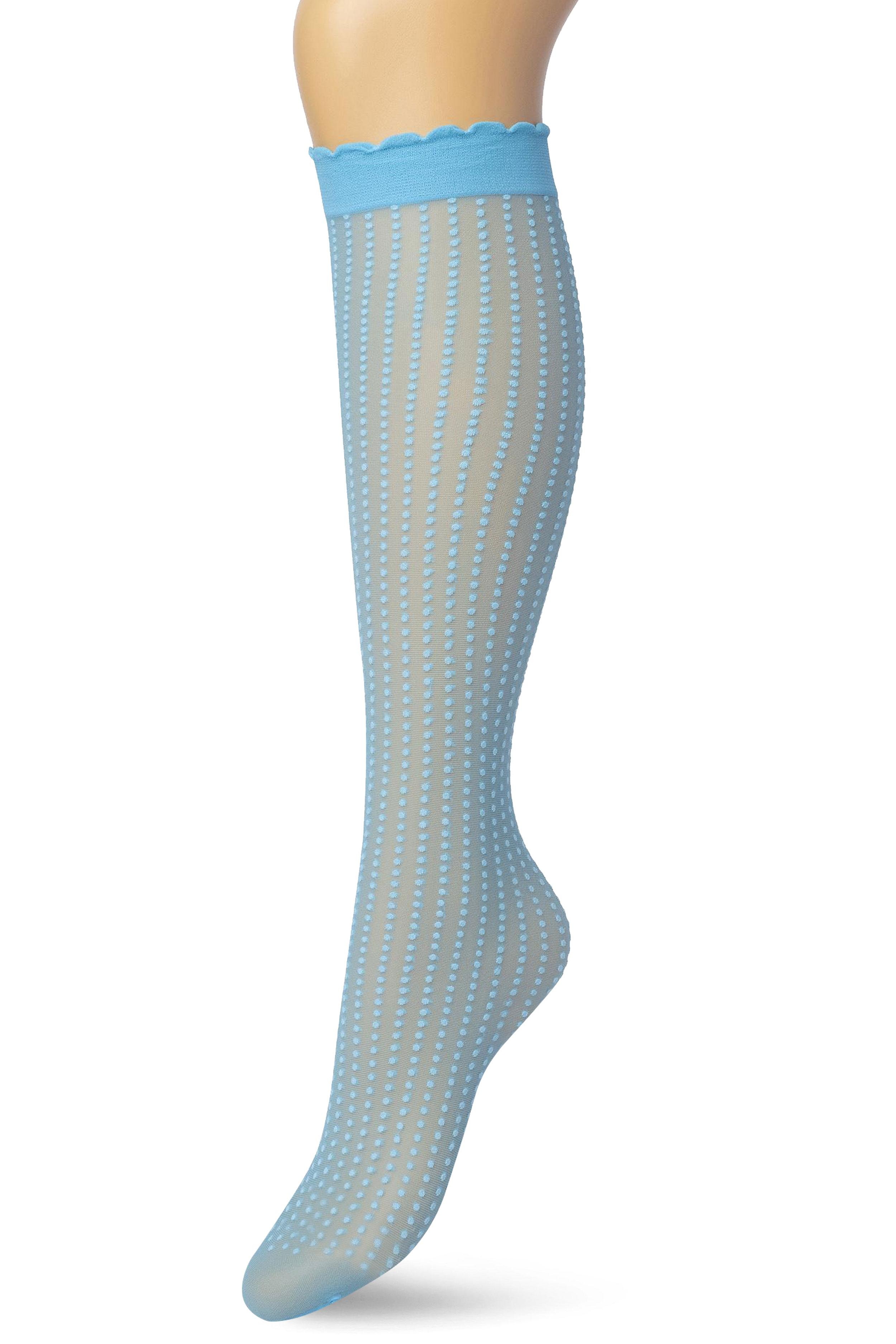 Batik Dots knee high Aged copper