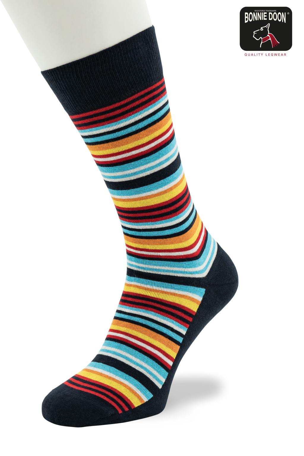 Funky Stripes sock Malibu Blue