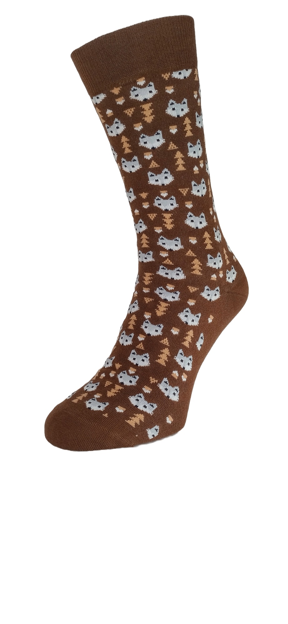 Fox Sock Dark brown