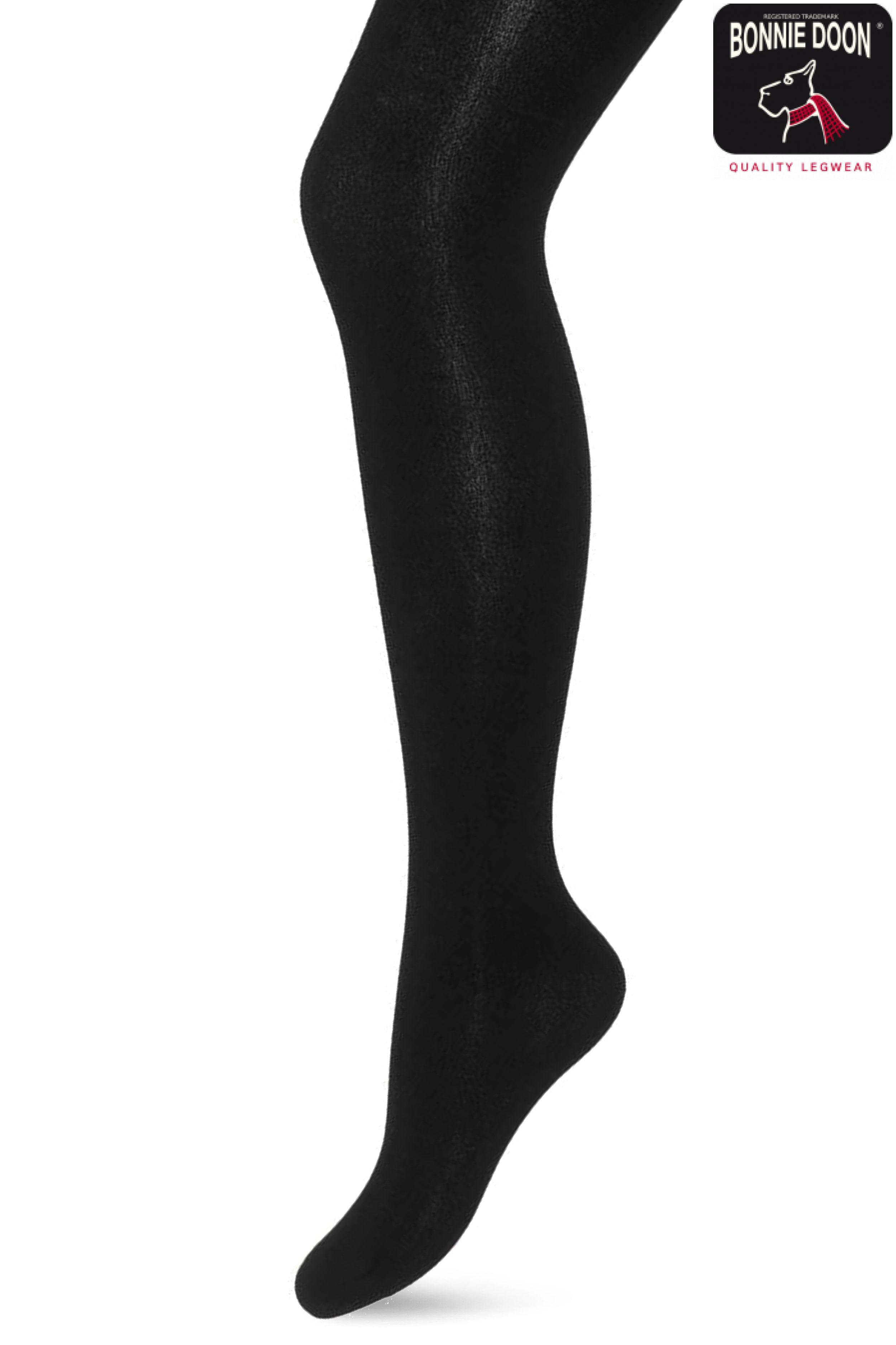 Soft Viscose Tights Black