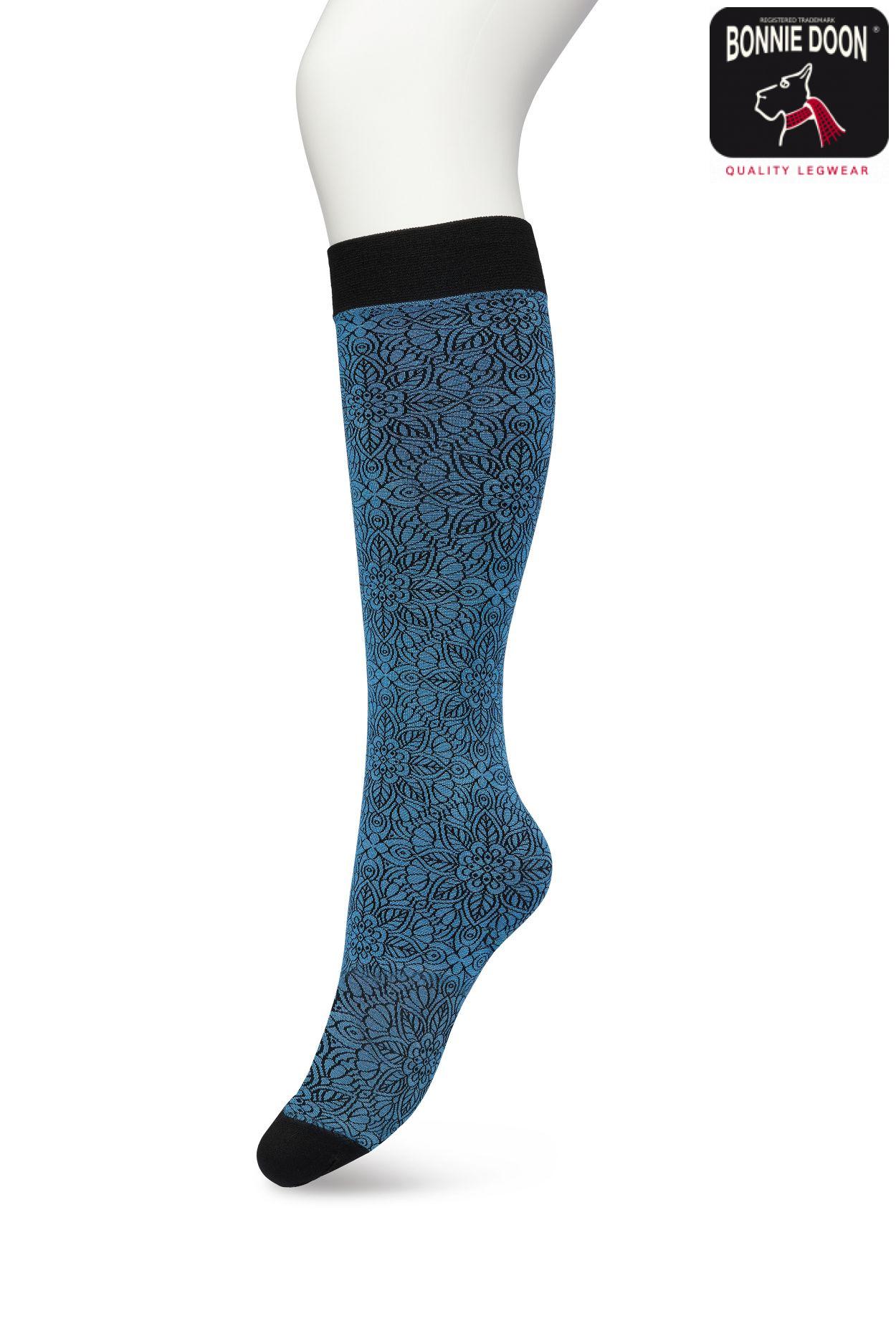 Mandala Flower Knee-High Vallarta blue