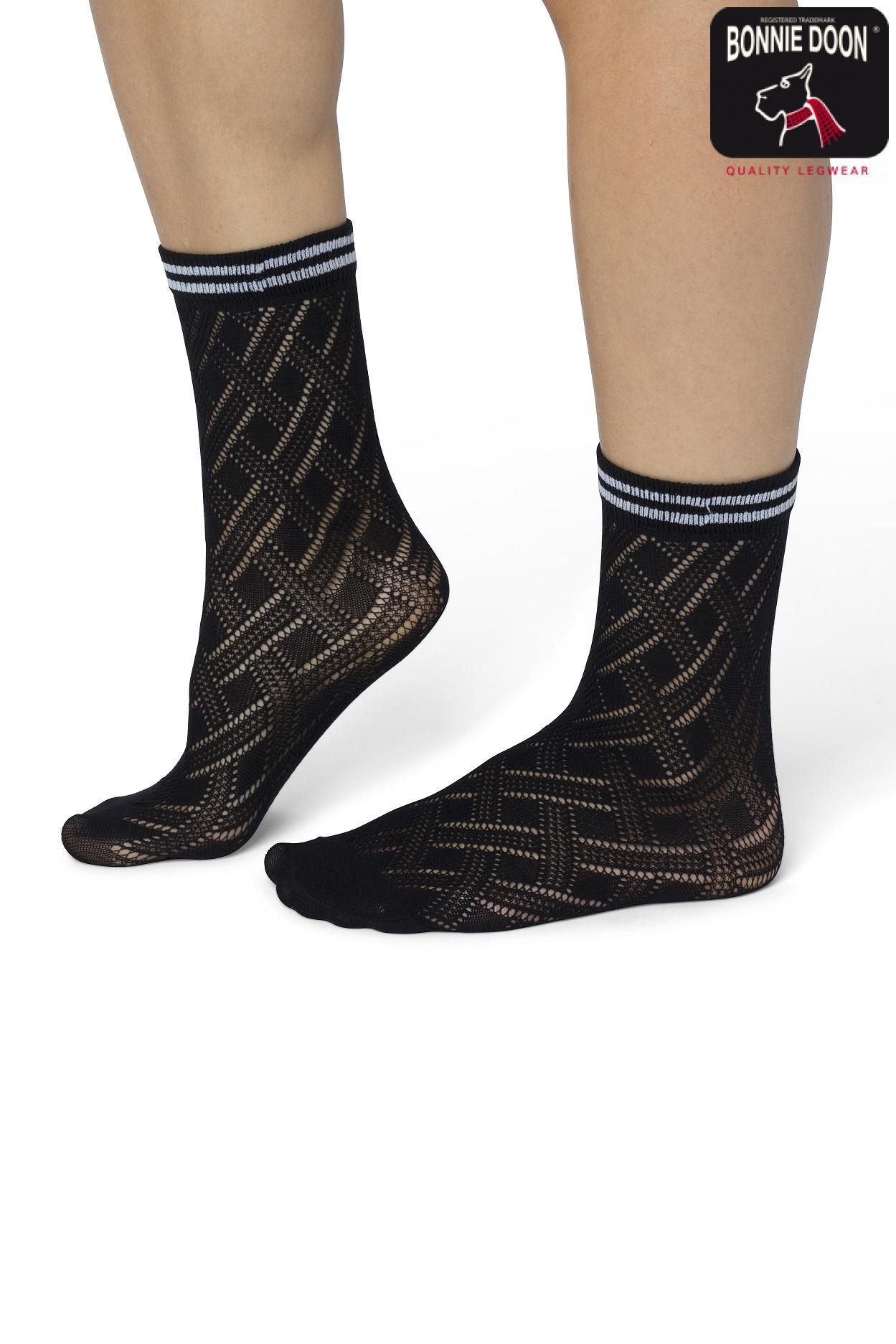 Sporty Stripe sock Black