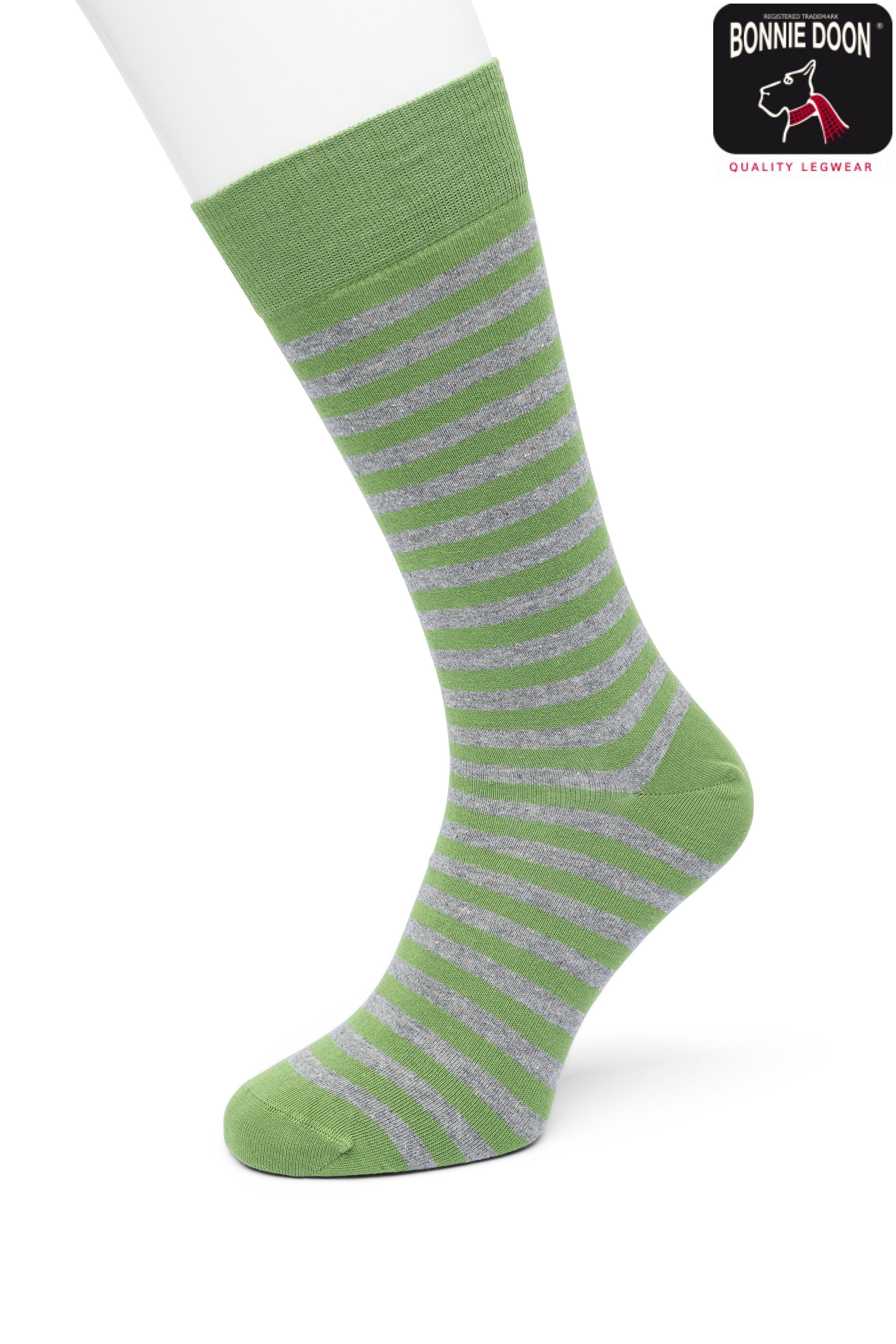 Basic Stripe sock Loden frost