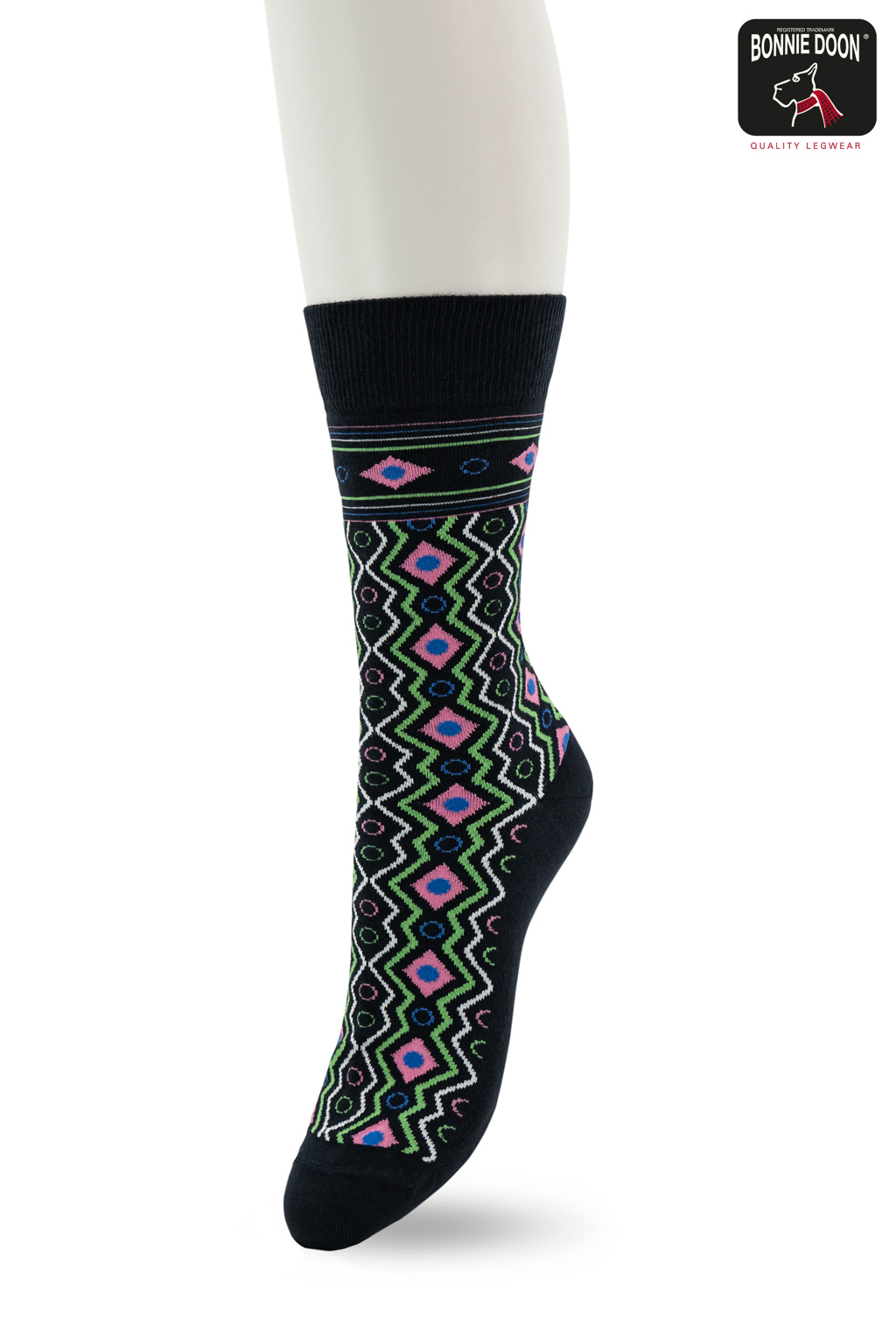 Native Symbols Sock Dark blue mint