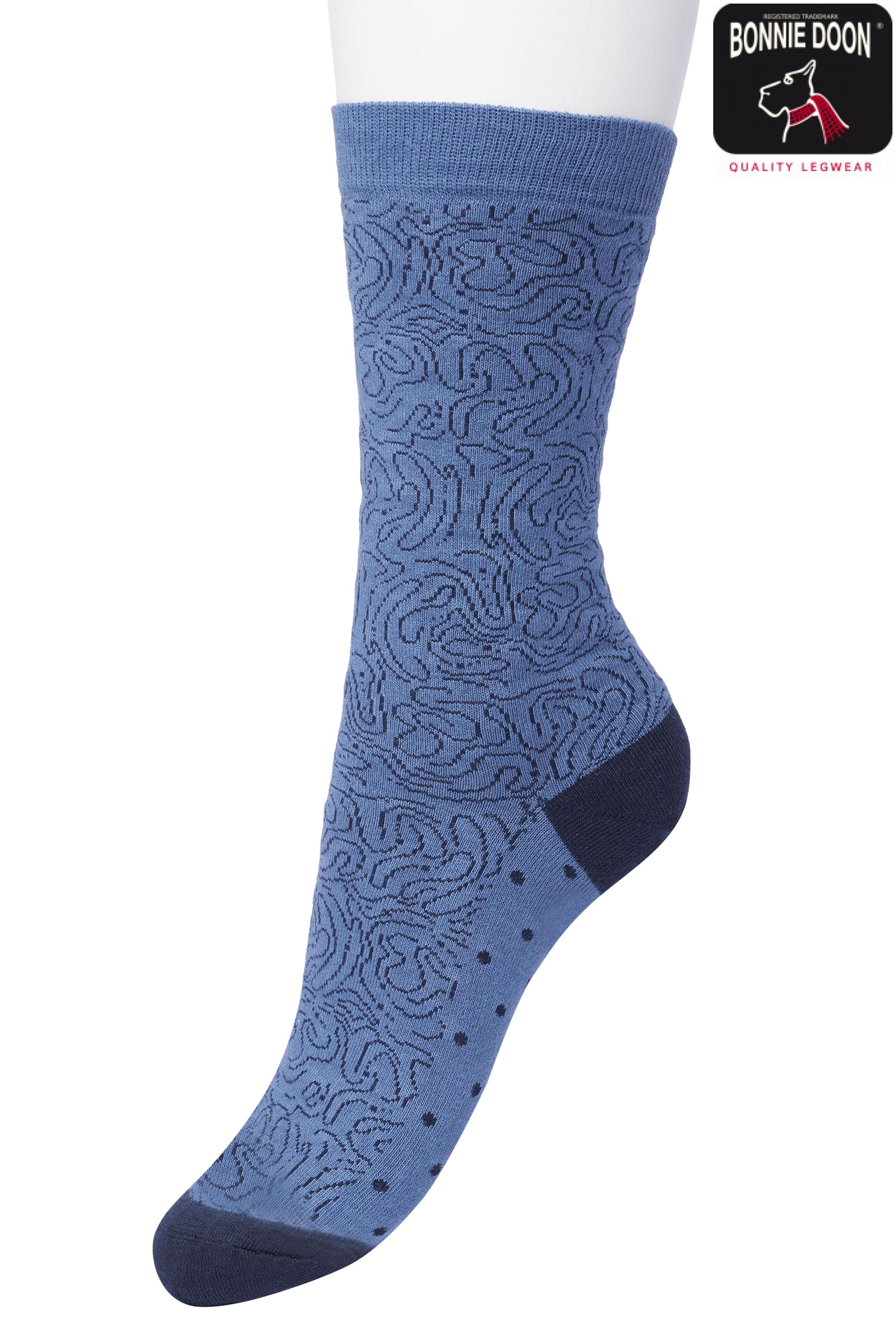 Labyrinth sock Blue ashes