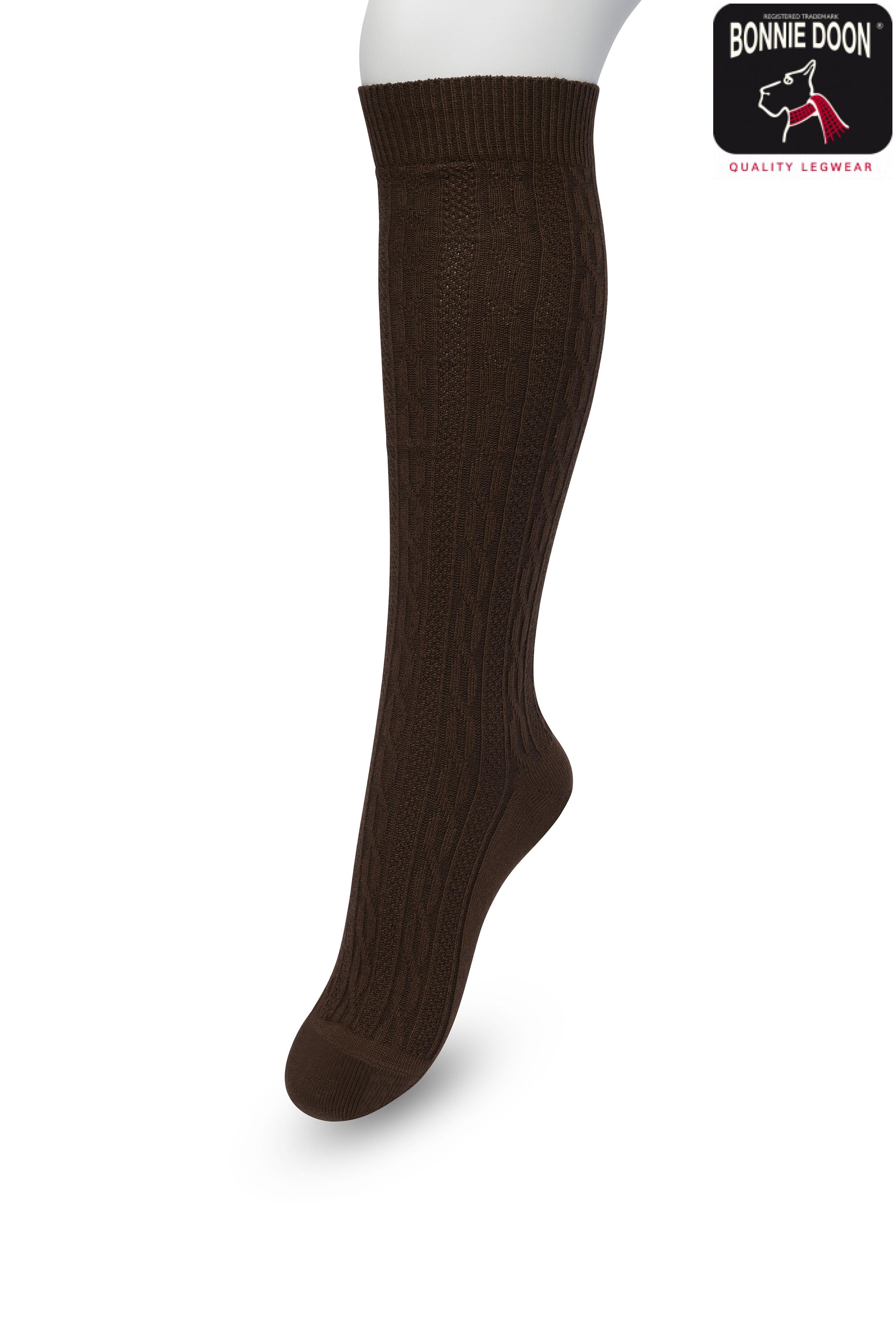 Classic Cable knee high Shopping bag