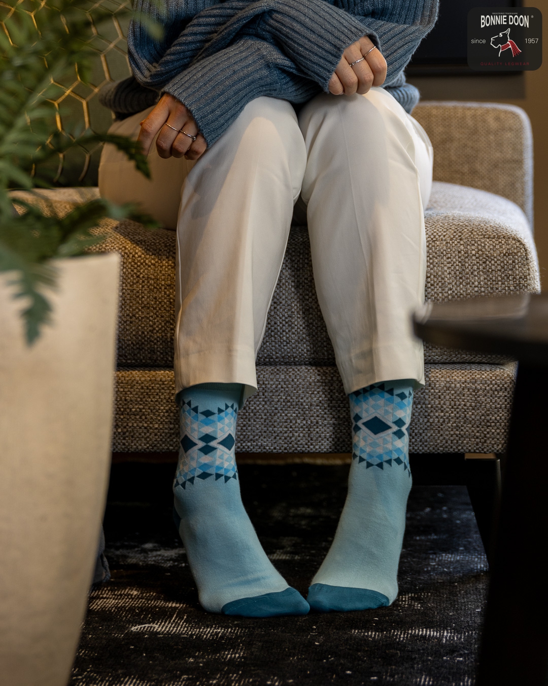 Native Winter Socks Snow white