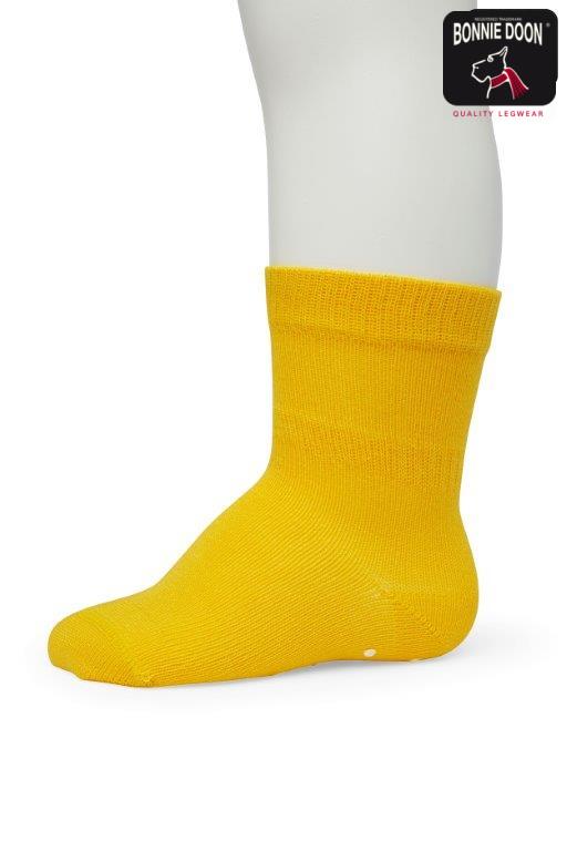 BD Puff Print Sock Organic Yellow