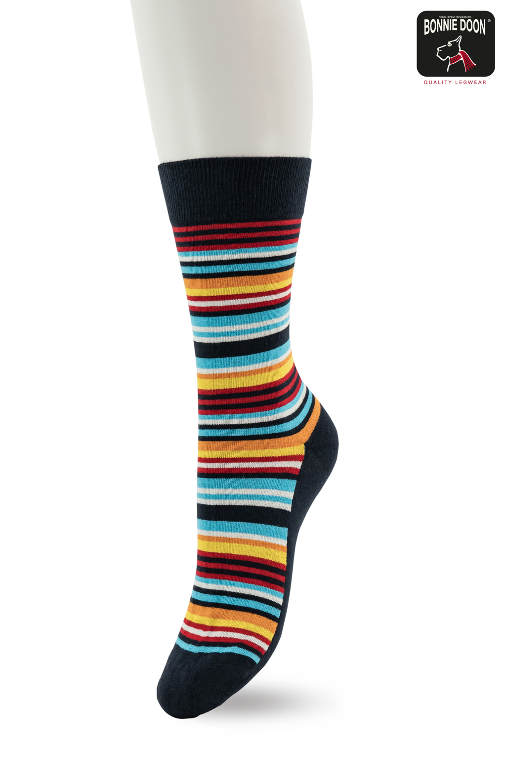 Funky Stripes sock Malibu Blue