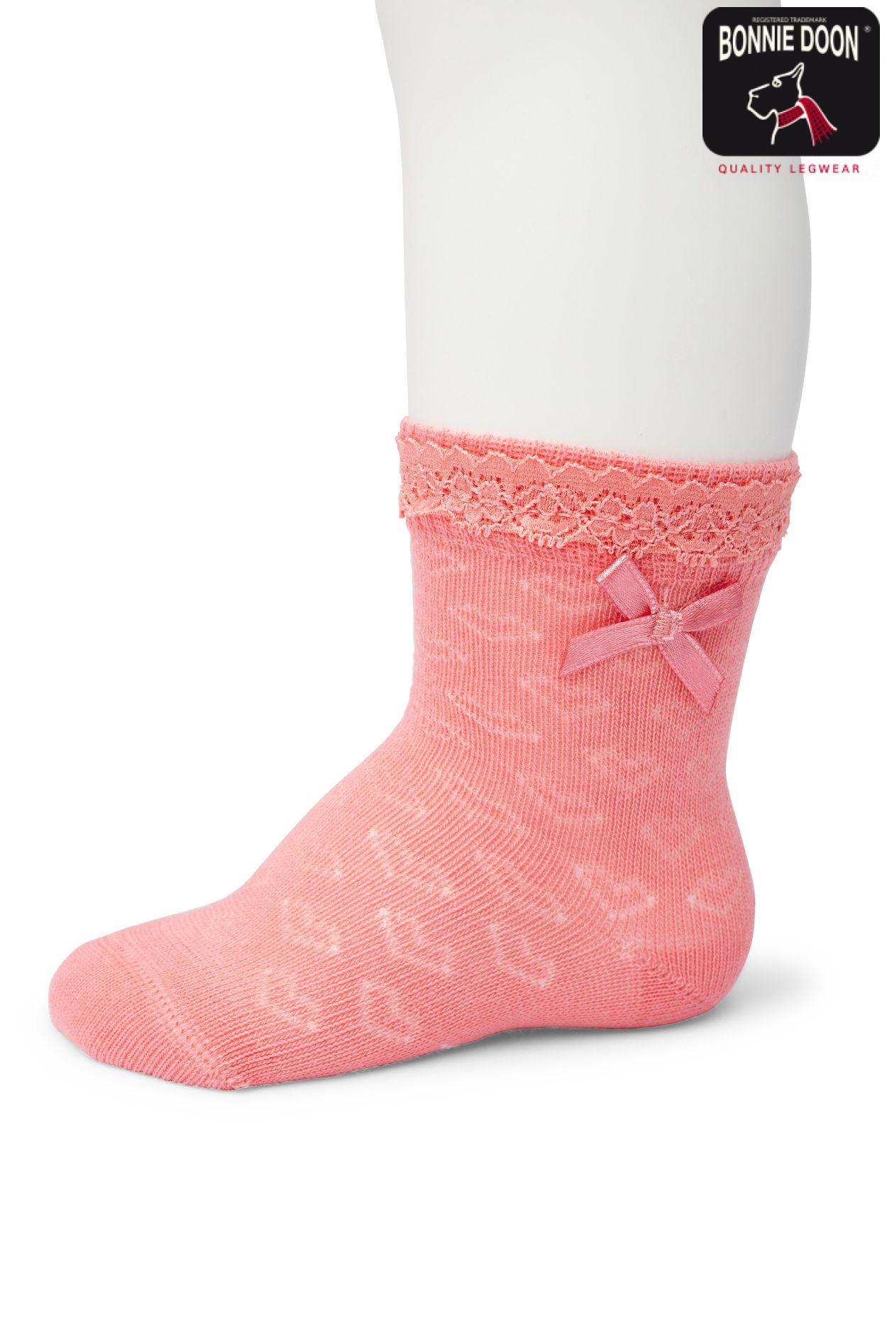 Ajour sock Organic Pink lemonade