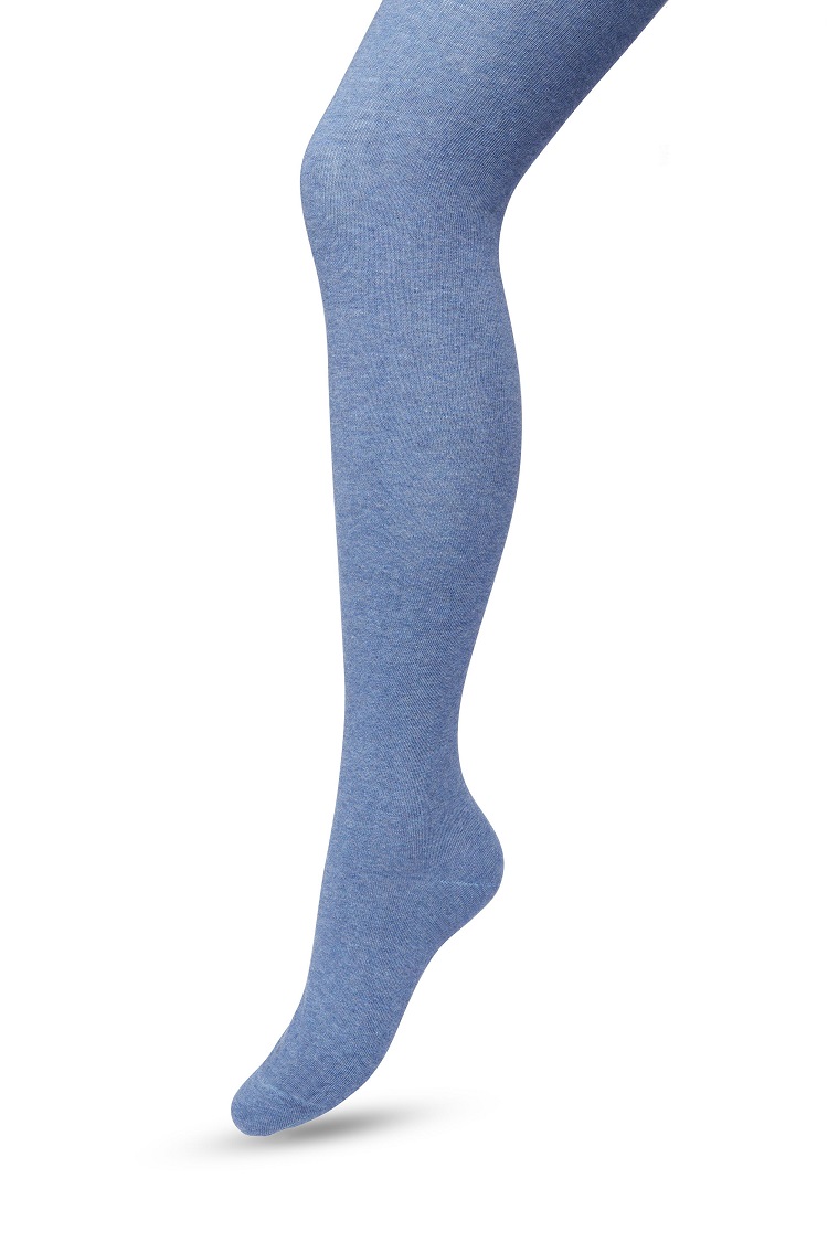 Bio Cotton Tights Denim heather