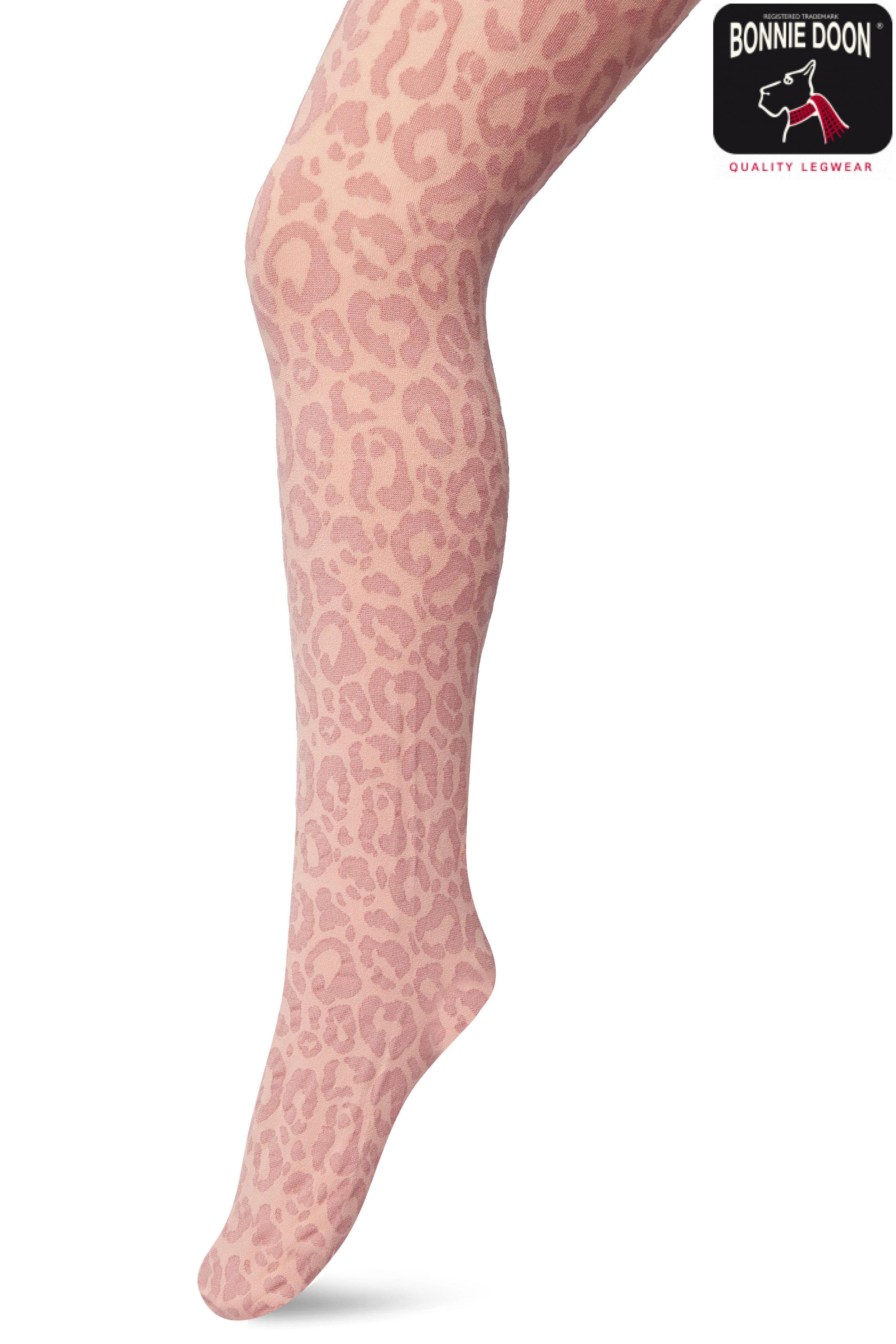 Panther tights 100 denier Lobster bisque