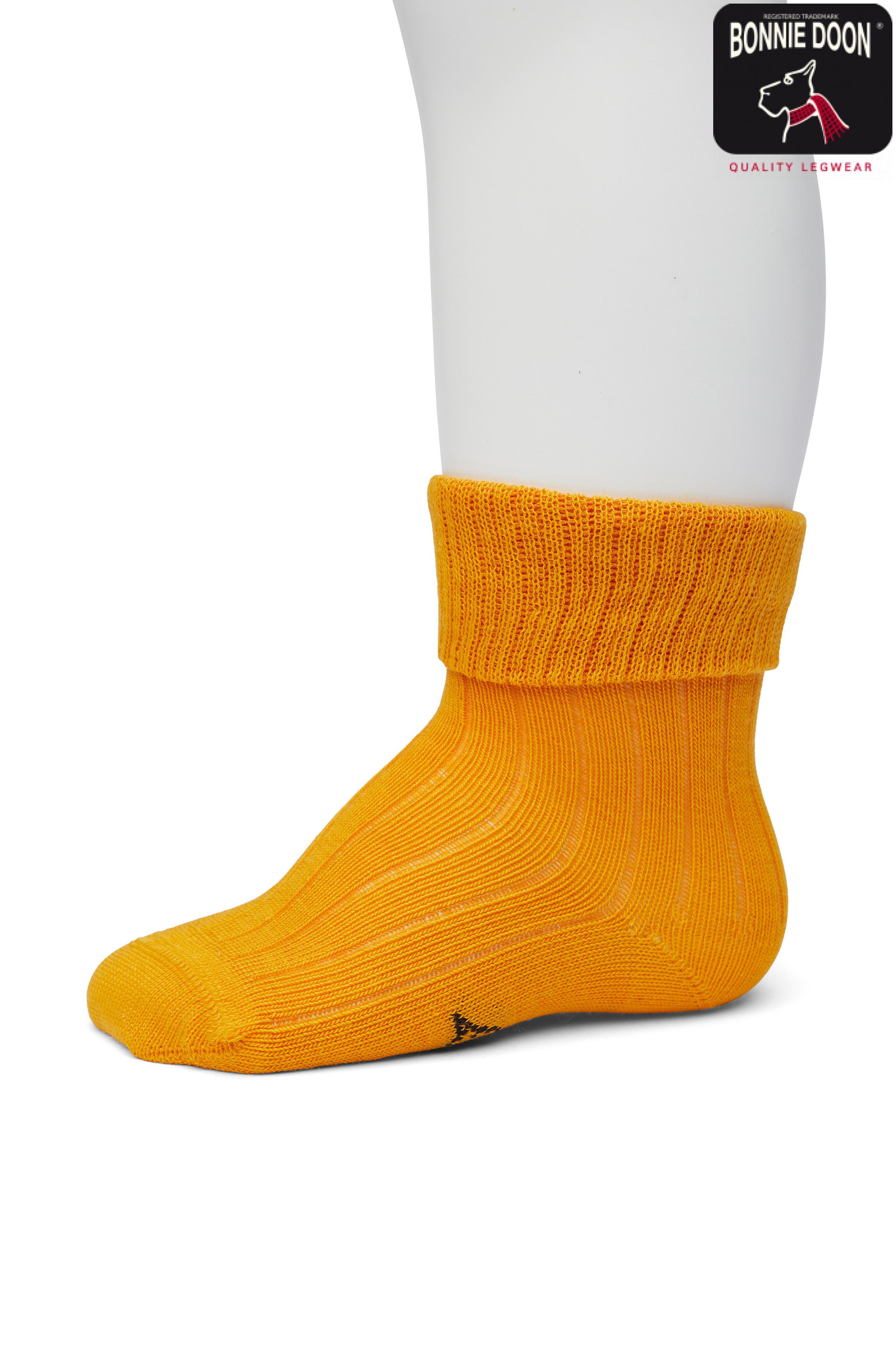 Rib sock Organic Flame orange