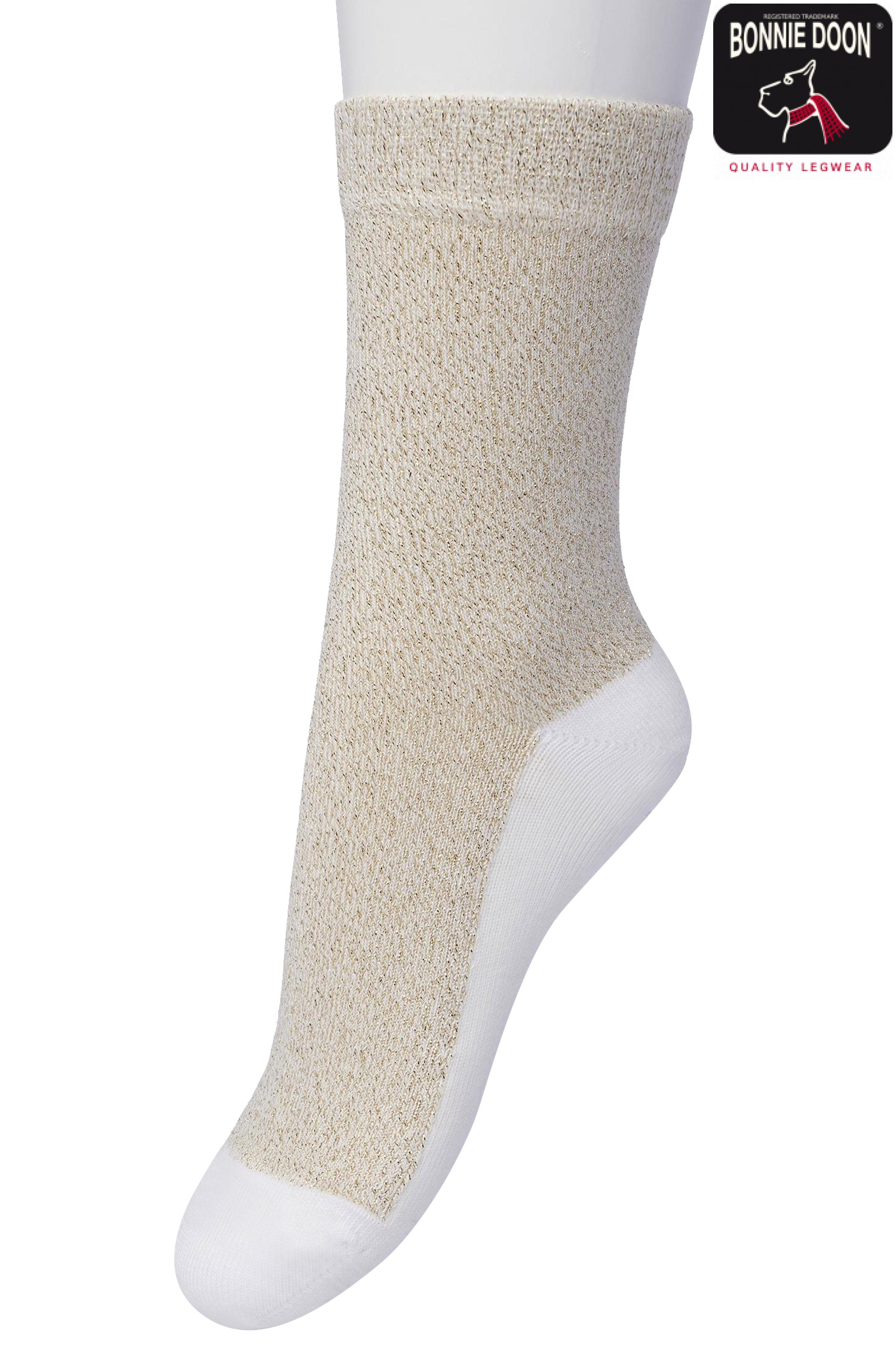 Cotton Sparkle sock White