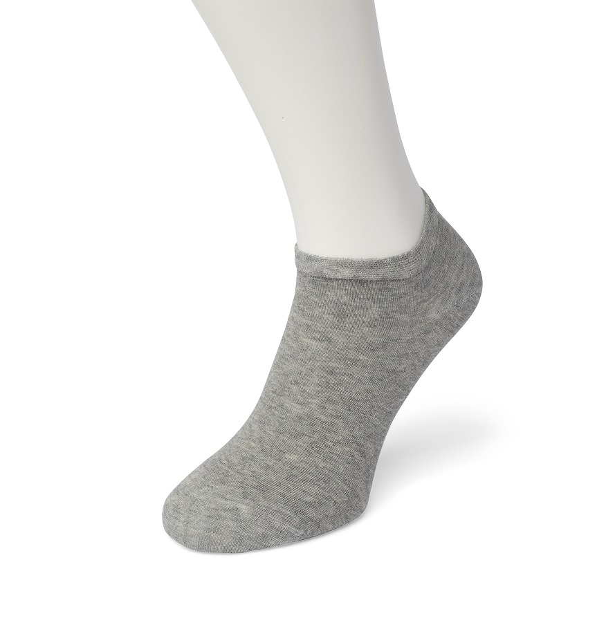 Cotton Short Sock Light grey heather