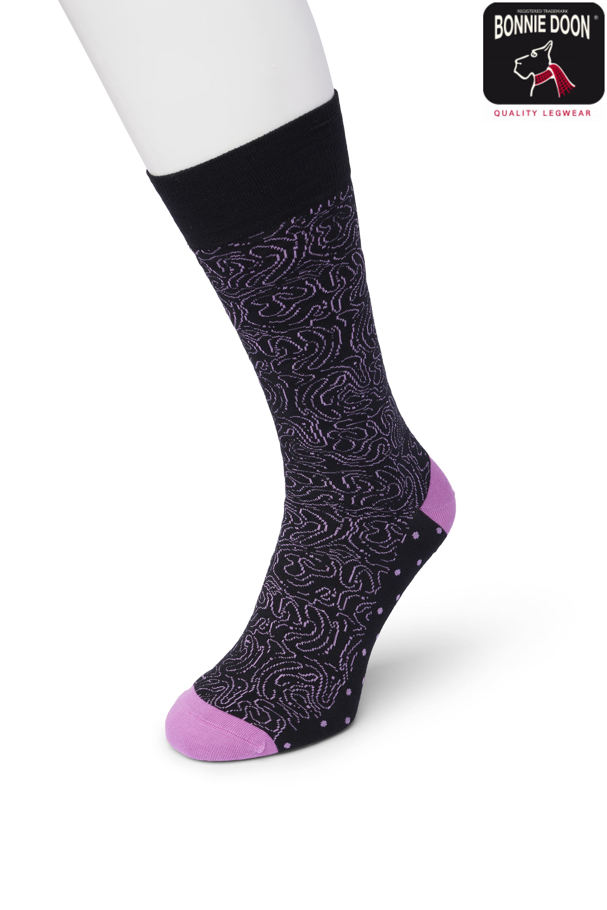 Labyrinth sock Super pink