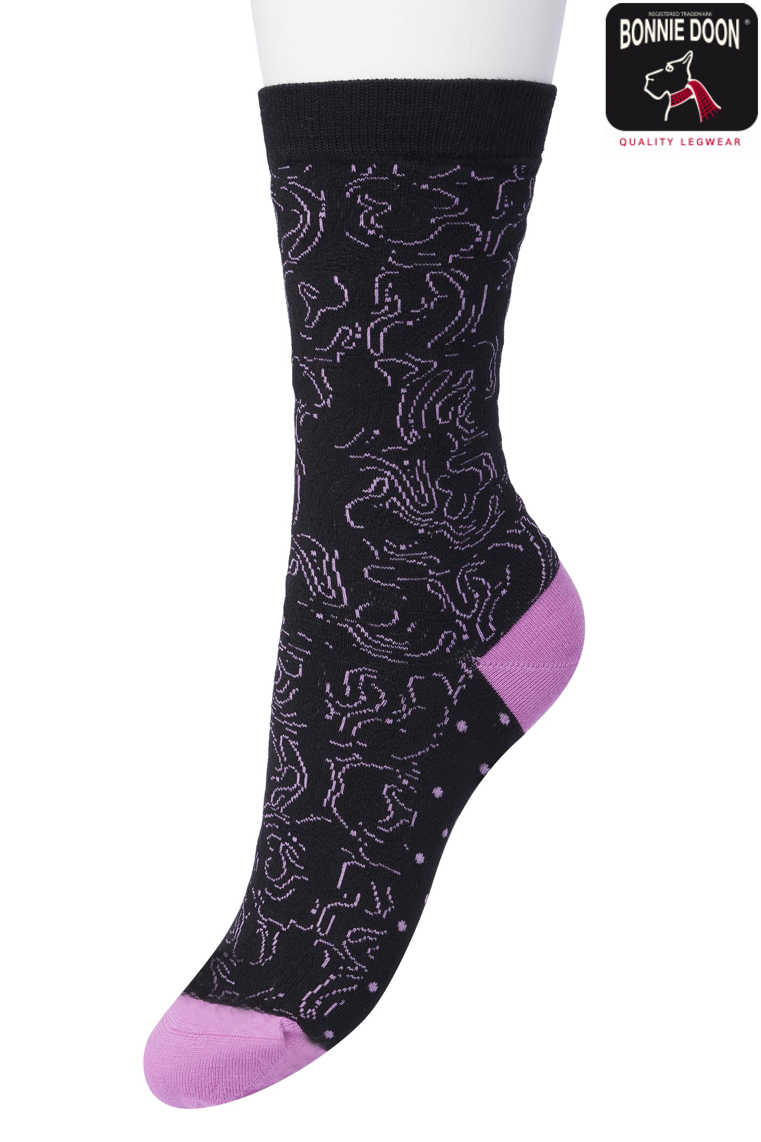 Labyrinth sock Super pink