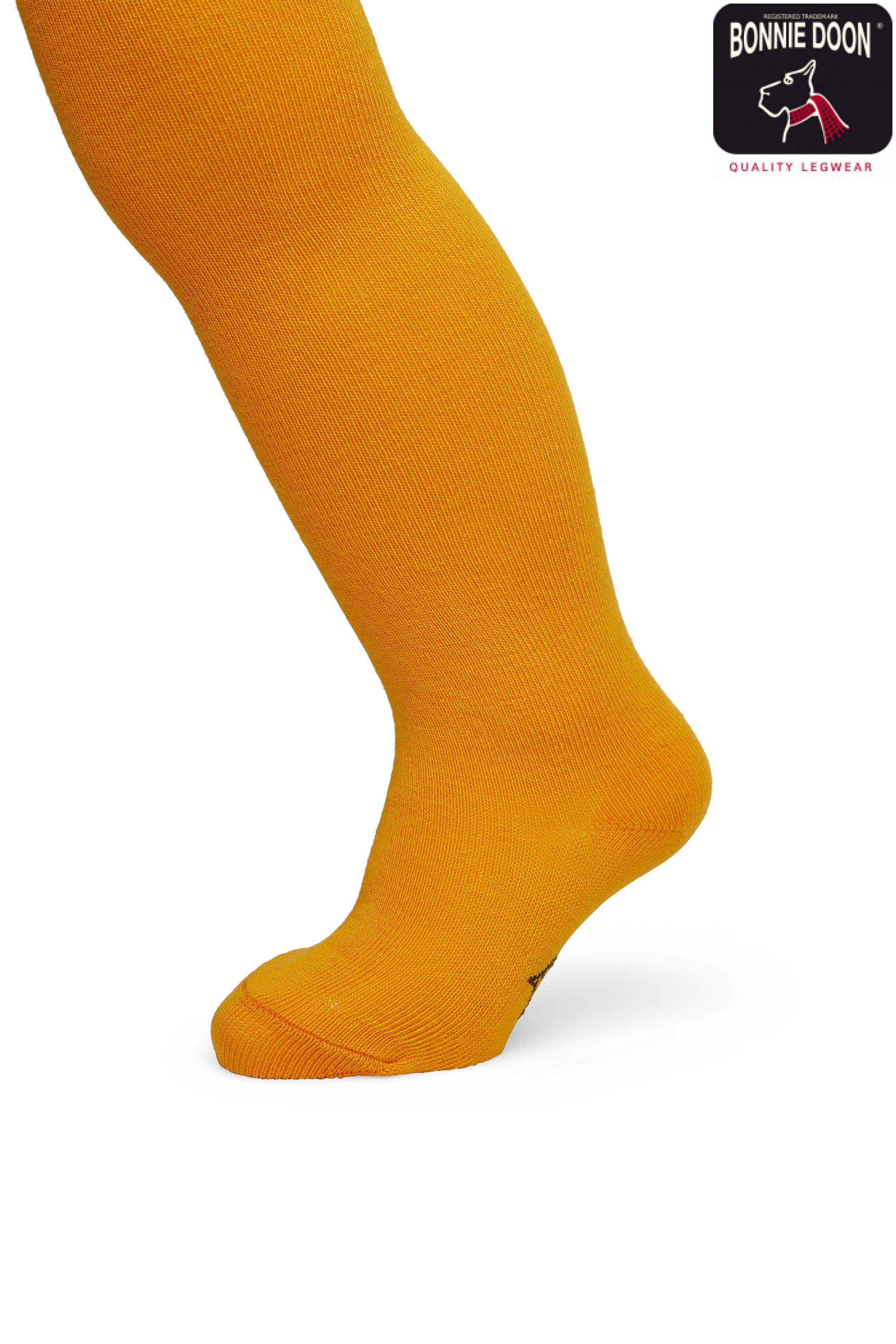 Cotton tights Organic Flame orange
