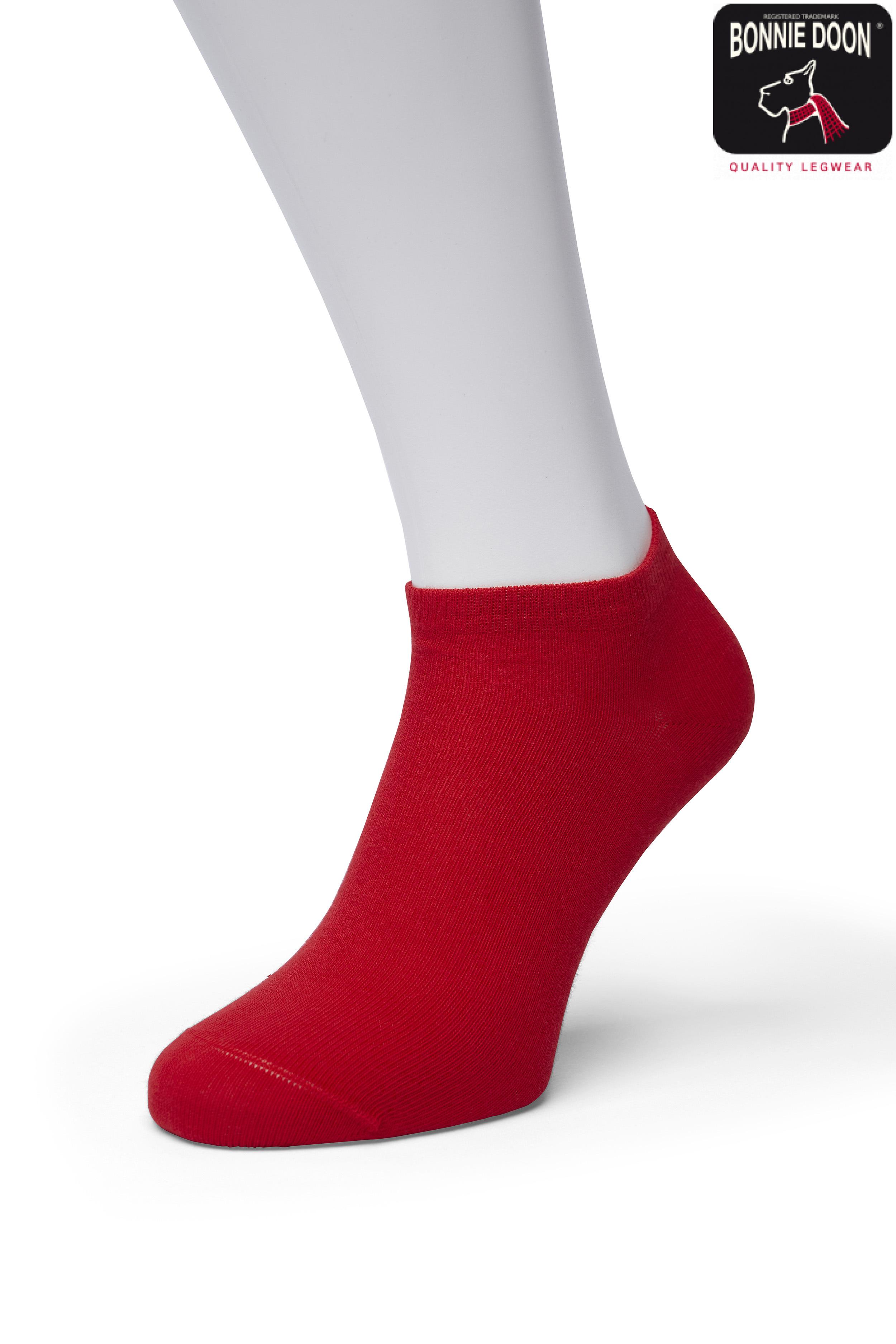 Cotton Short Sock Red