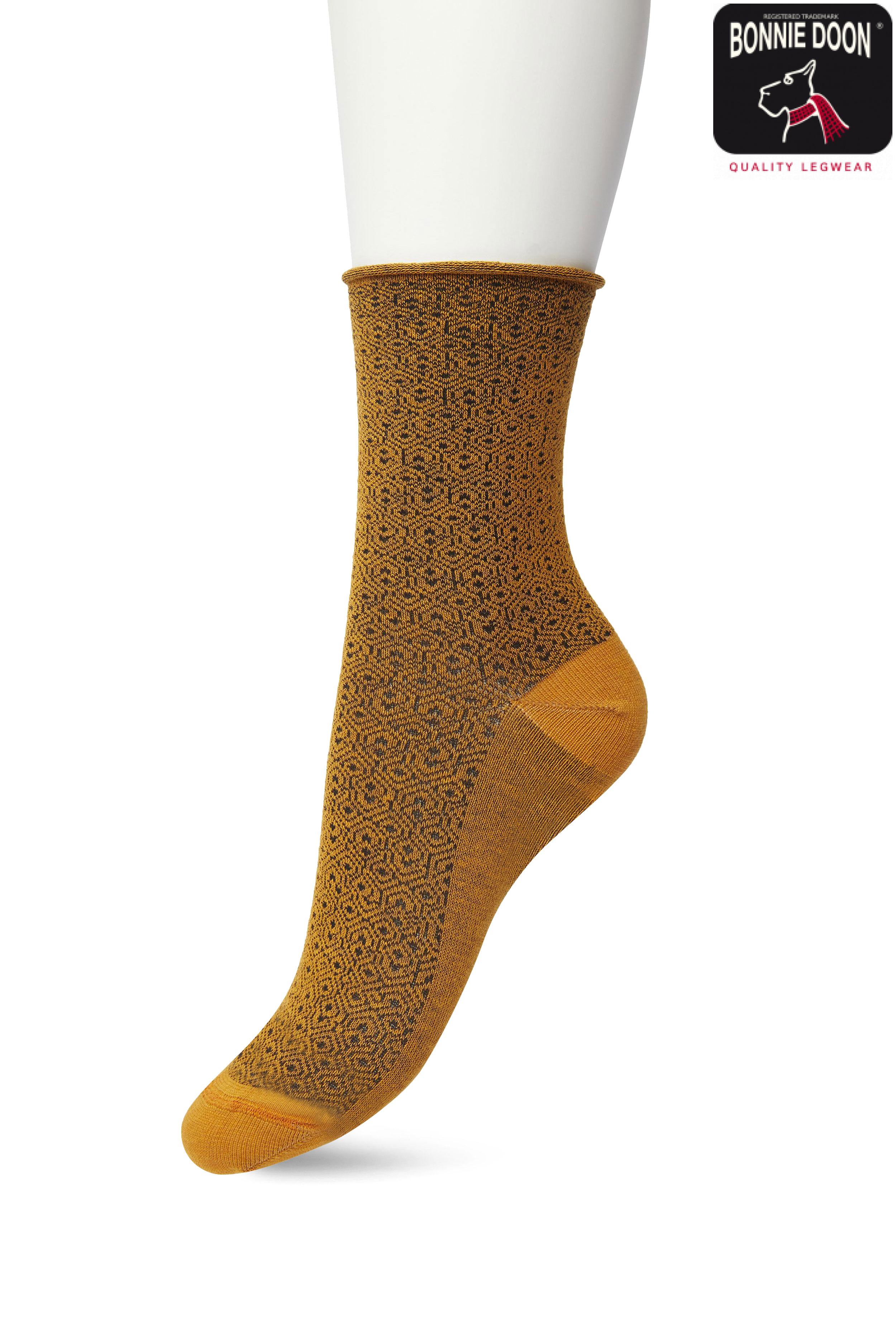 Wicker Work Sock Sudan brown