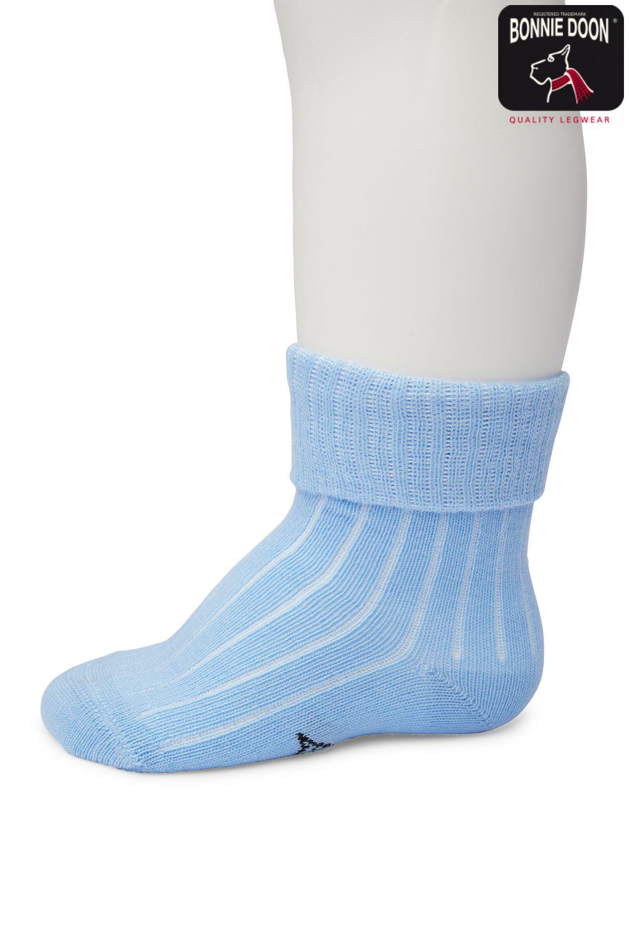 Rib sock Organic Powder blue