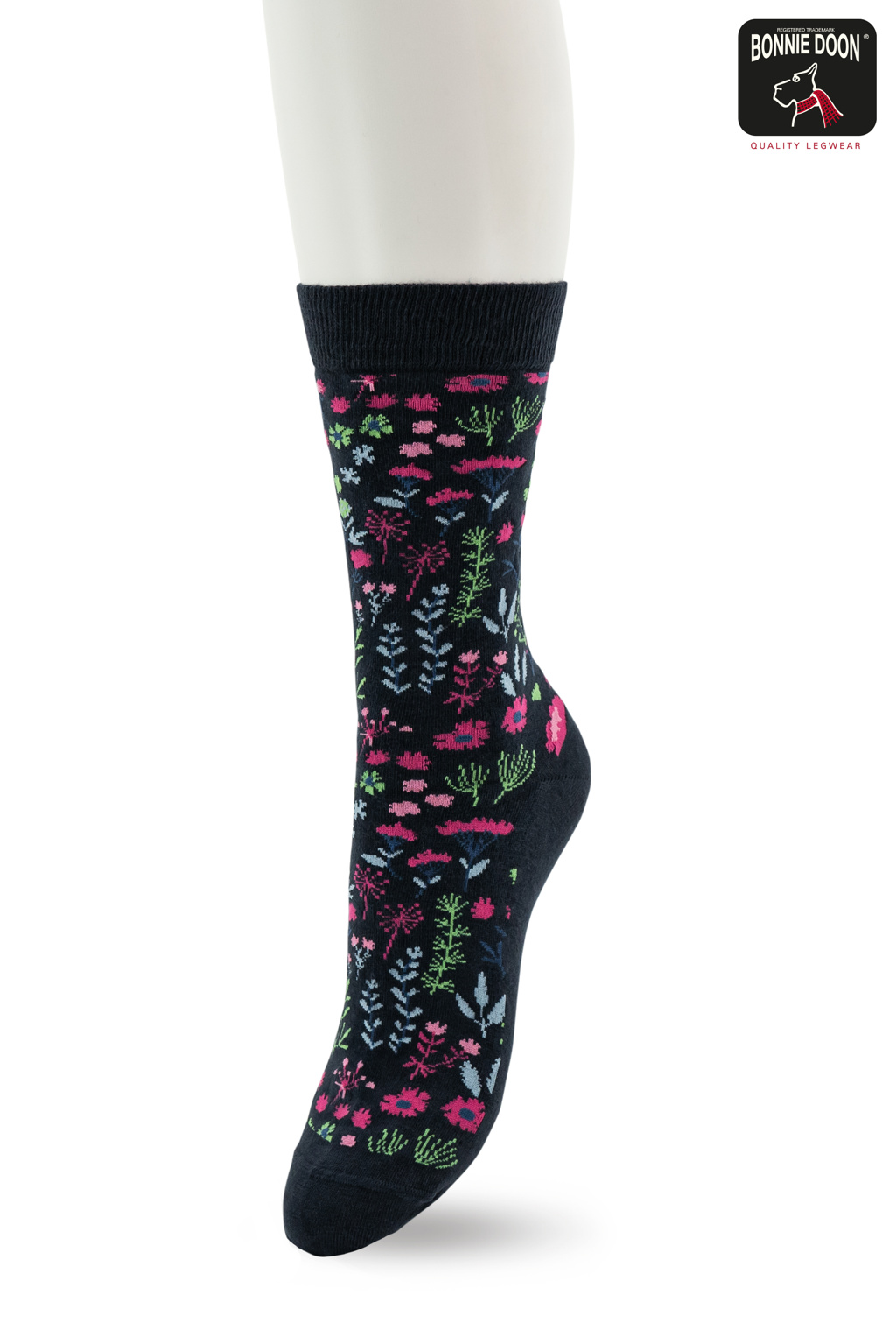 Mystic Garden Sock Black iris