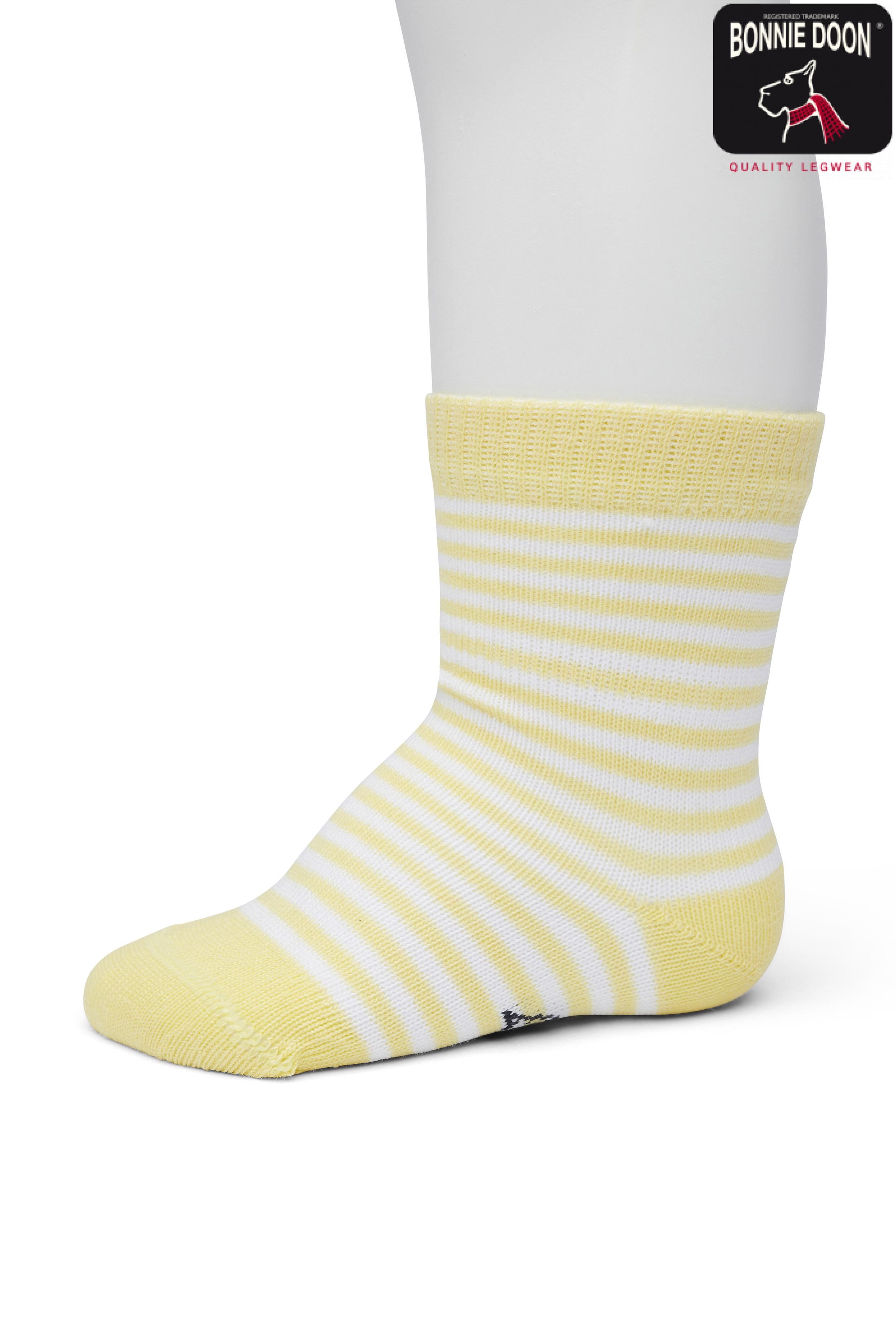 Basic Stripe sock Organic Old gold