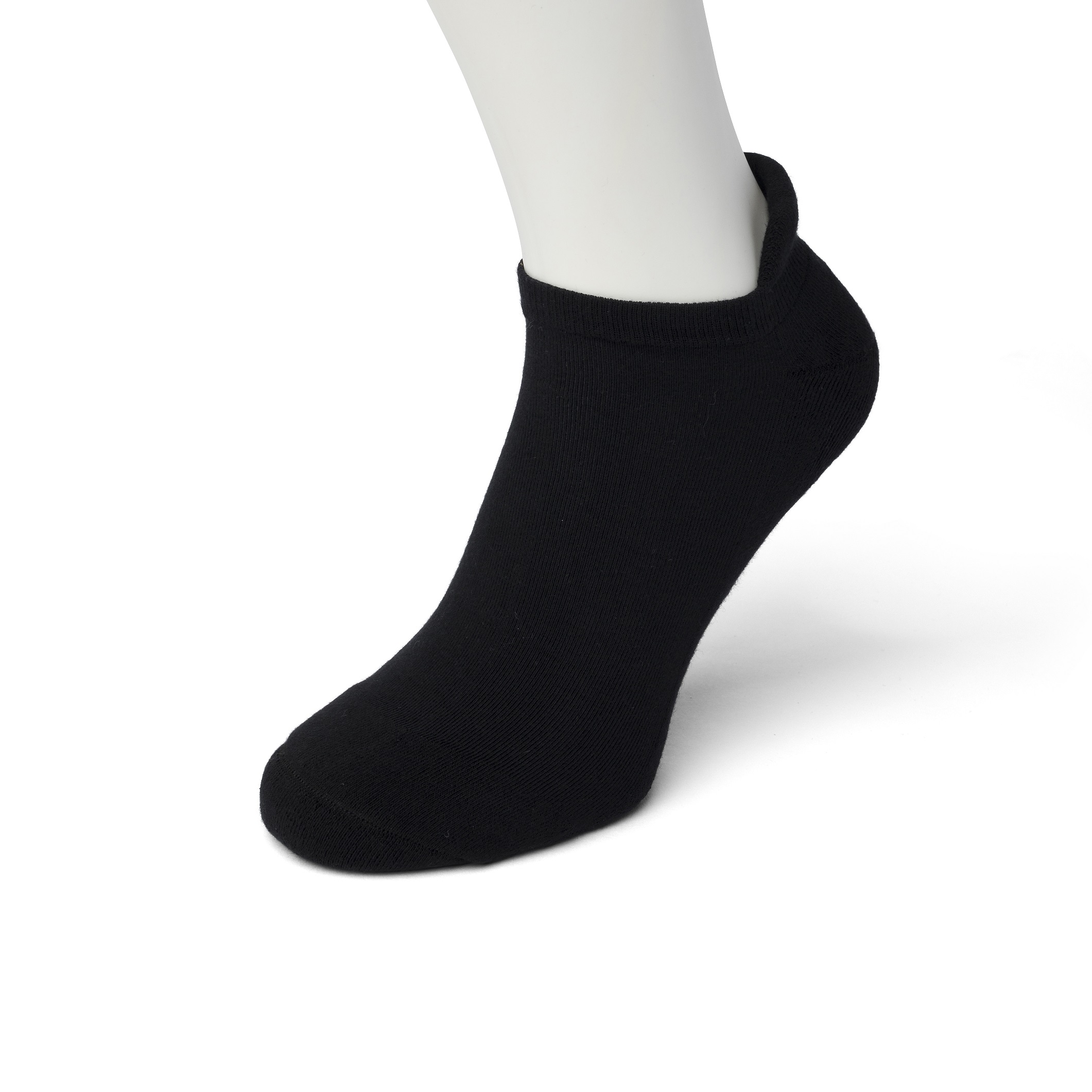 Cushion Short Sock Black