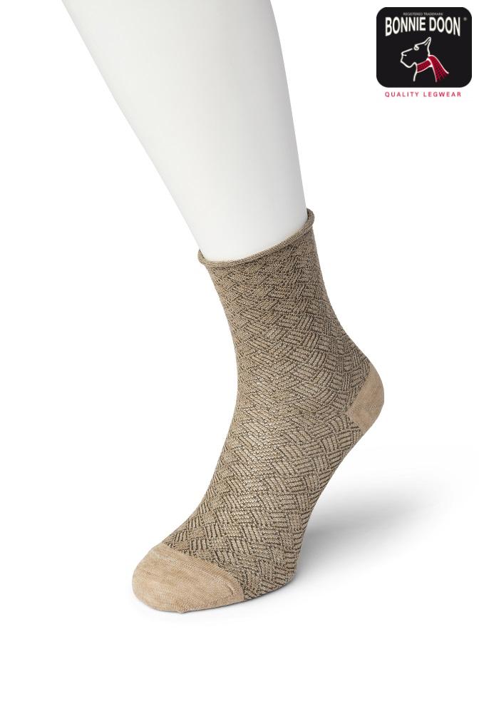 Wicker Work Sock Camel heather