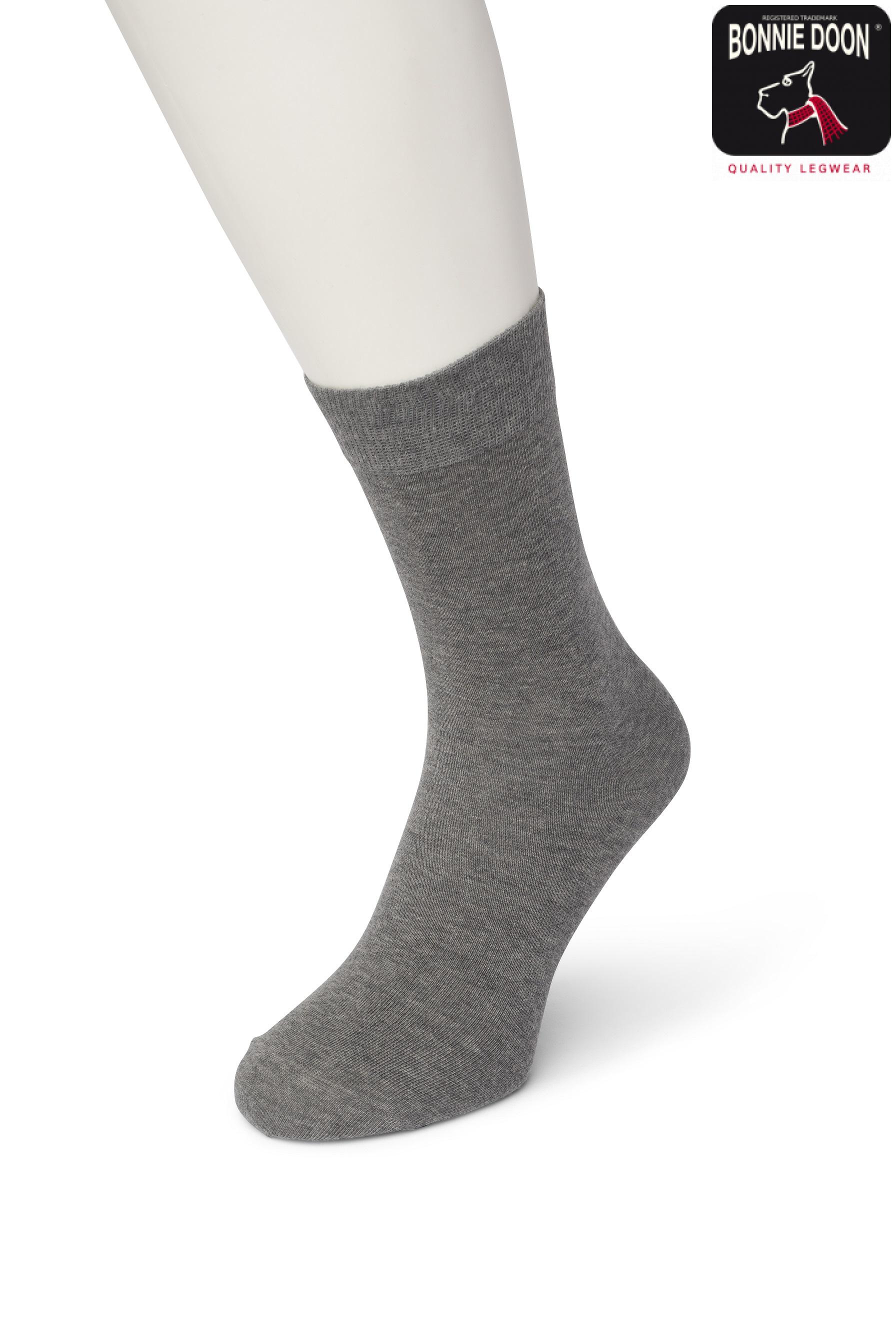 Cotton Sock Medium grey heather