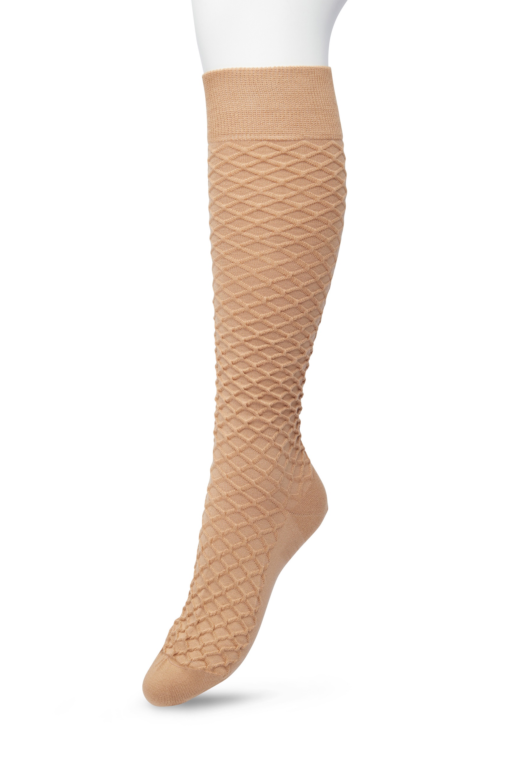 Cable knee high Macaroon