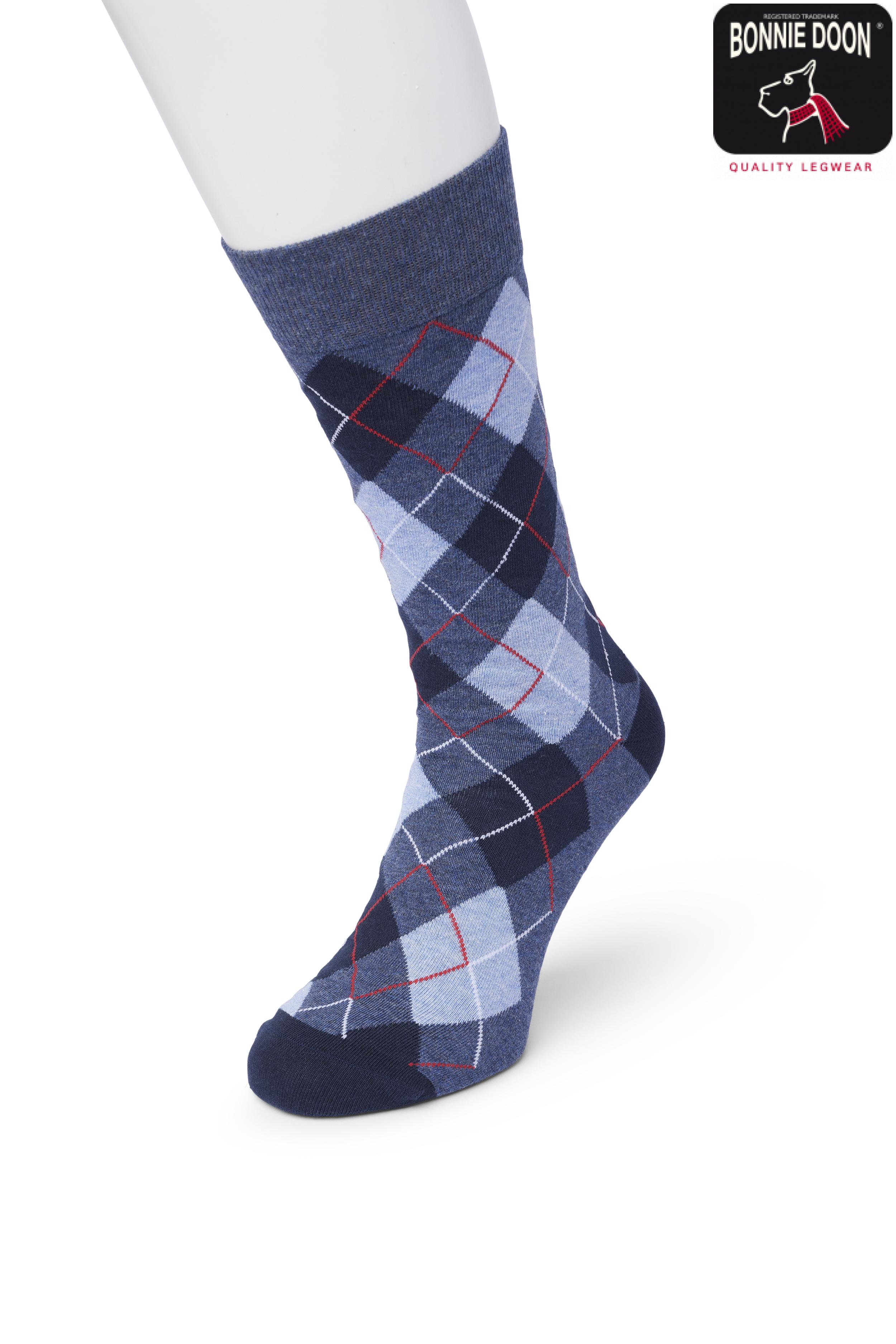 Argyle sock Denim heather