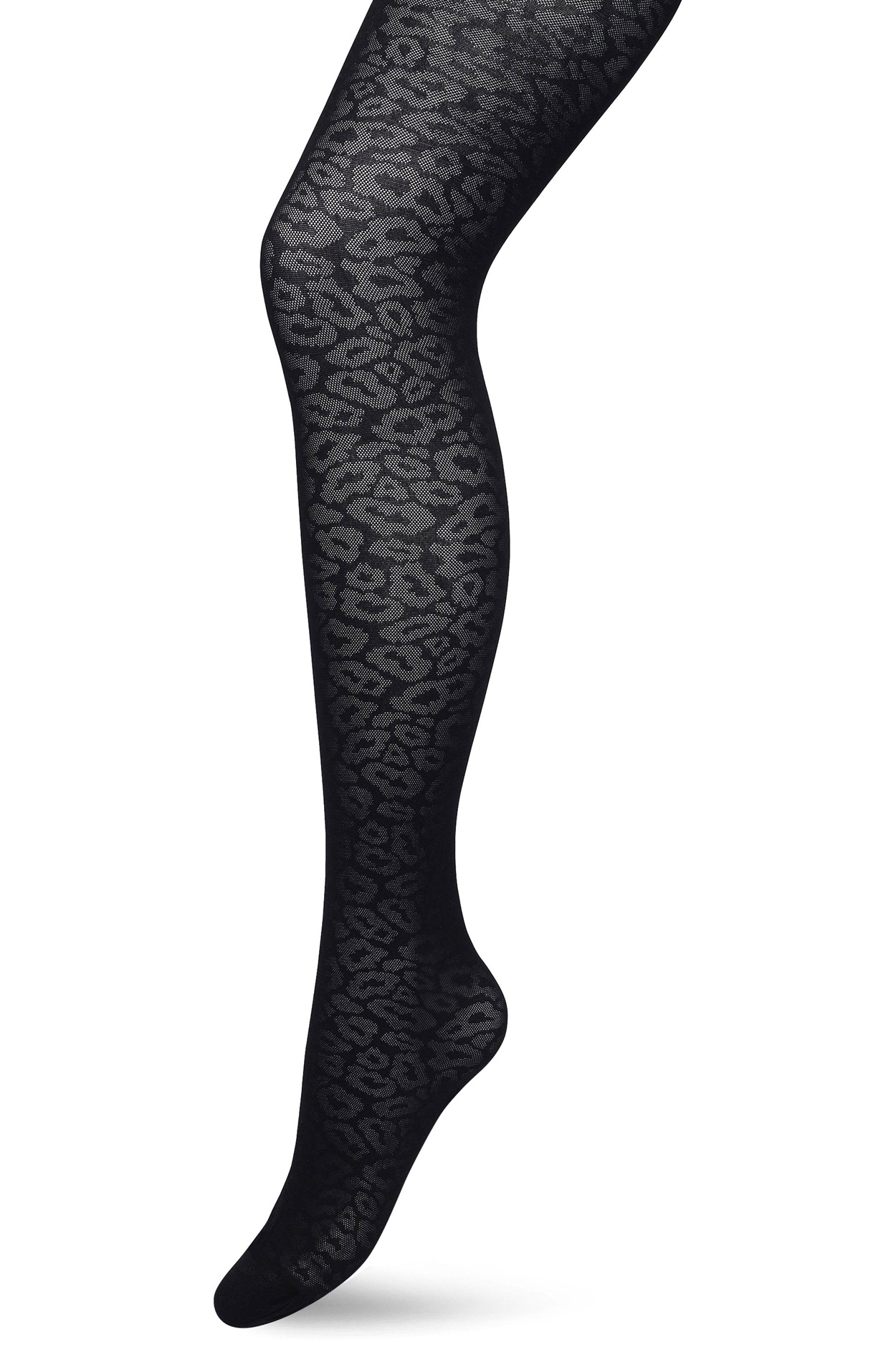 Panther Texture tights Black